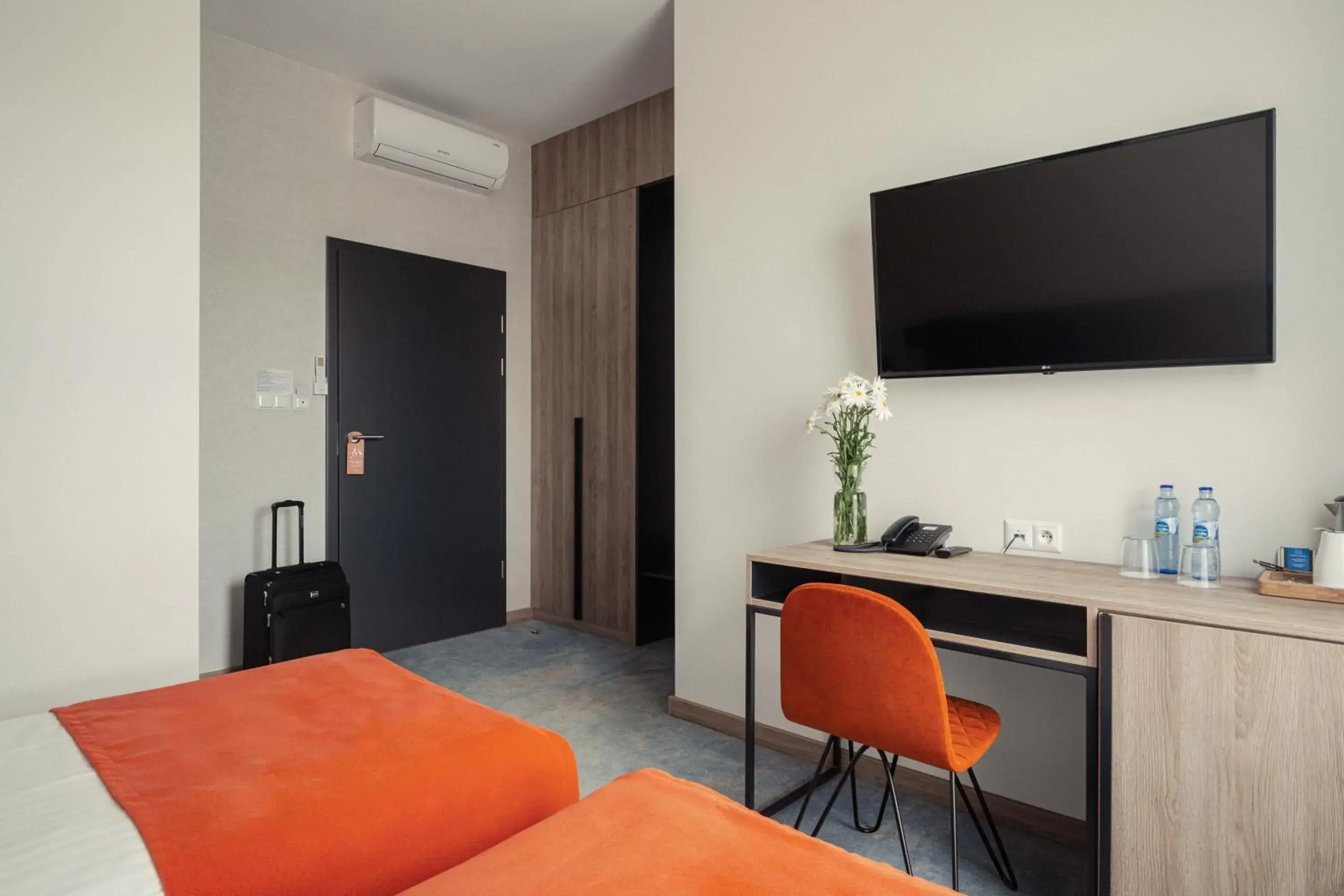 Bed in Hotel Faros Gdansk Airport Bed in Hotel Faros Gdansk Airport