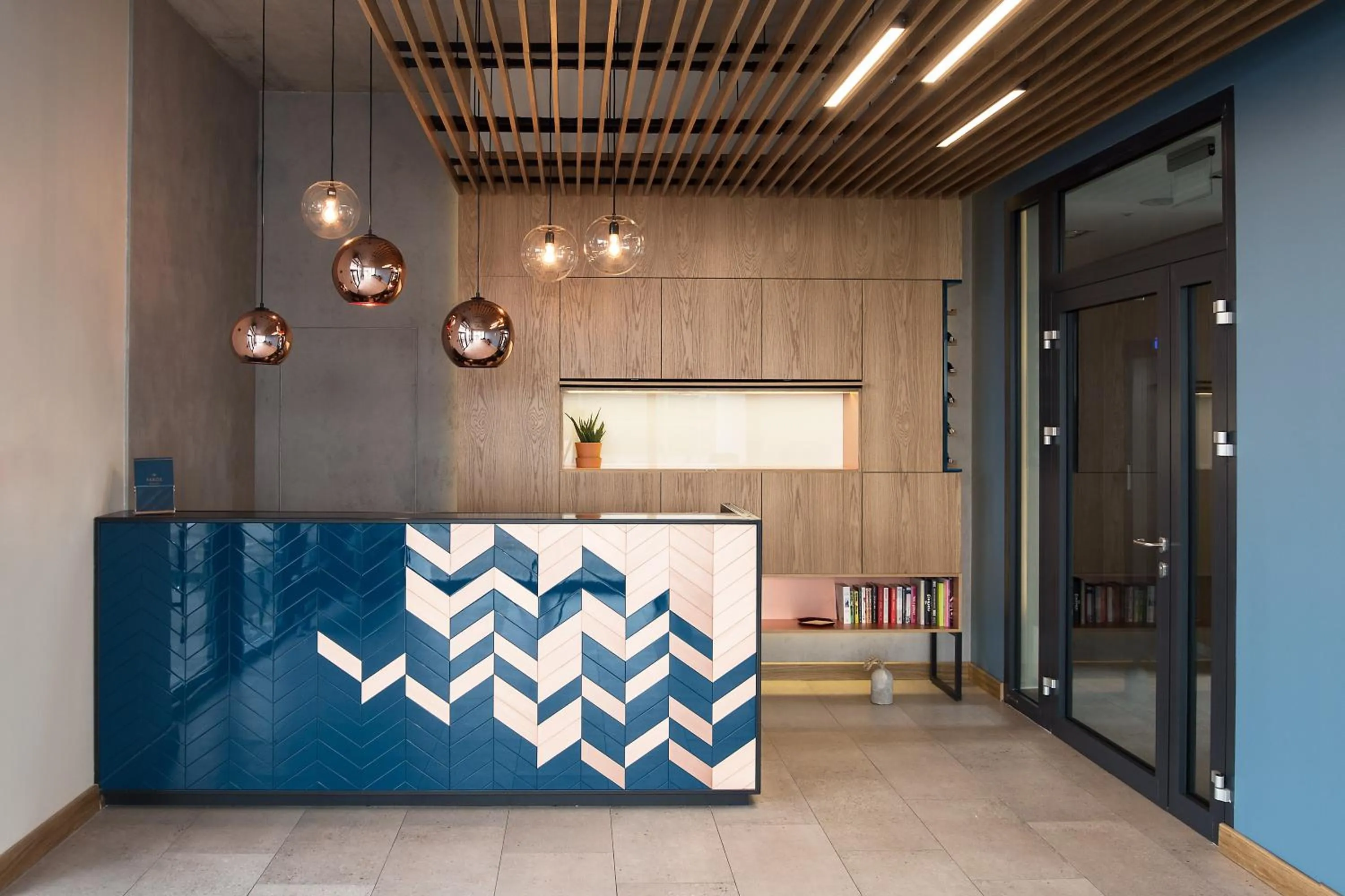 Lobby or reception in Hotel Faros Gdansk Airport