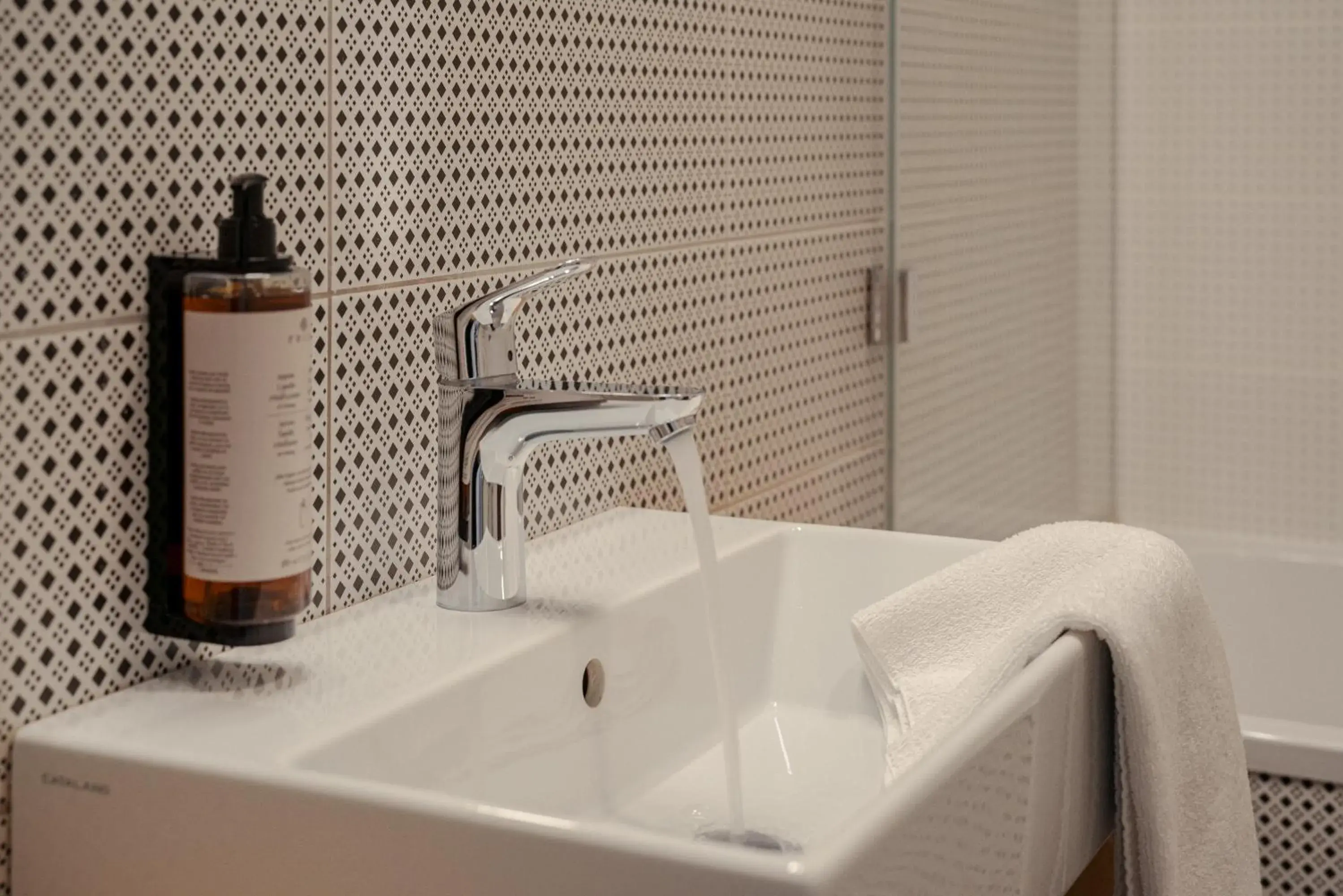 Bathroom in Hotel Faros Gdansk Airport Bathroom in Hotel Faros Gdansk Airport