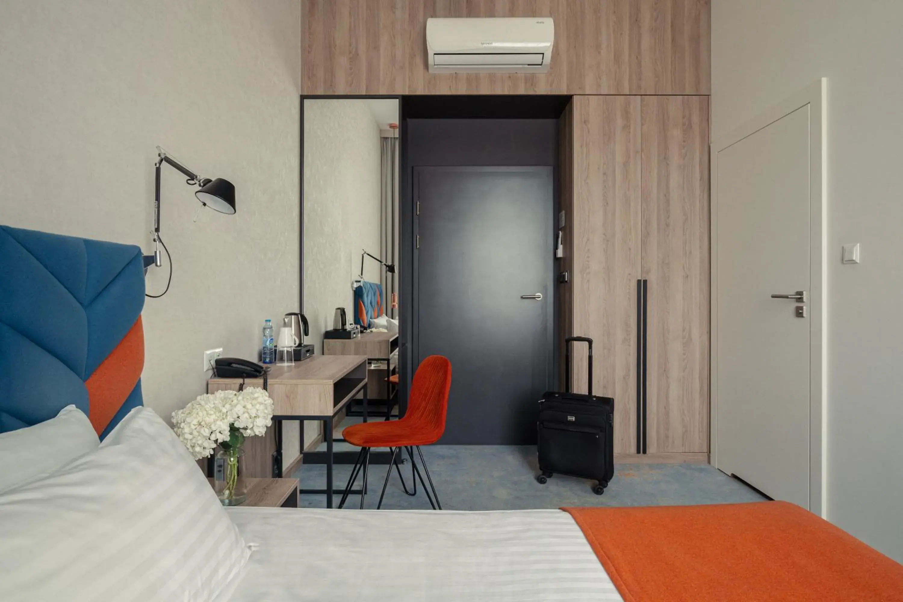 Bed in Hotel Faros Gdansk Airport Bed in Hotel Faros Gdansk Airport