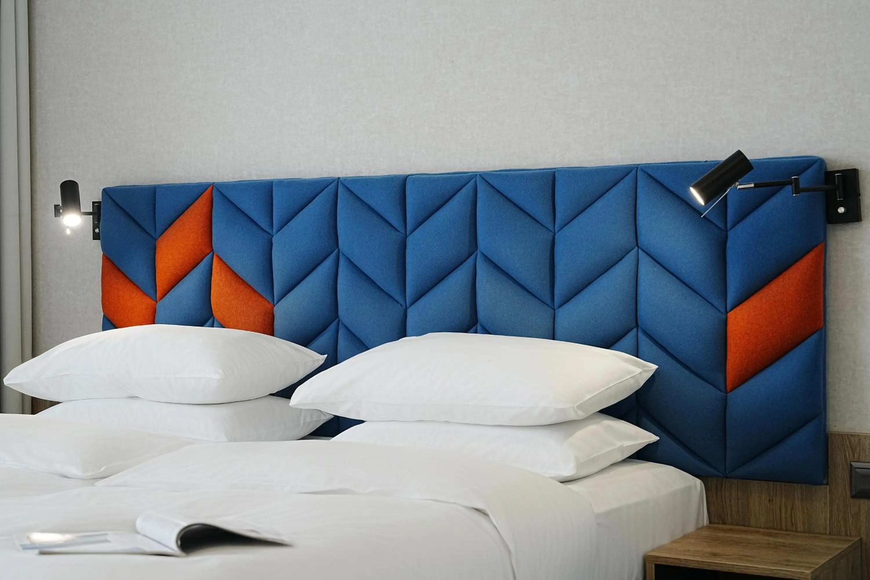 Bed in Hotel Faros Gdansk Airport