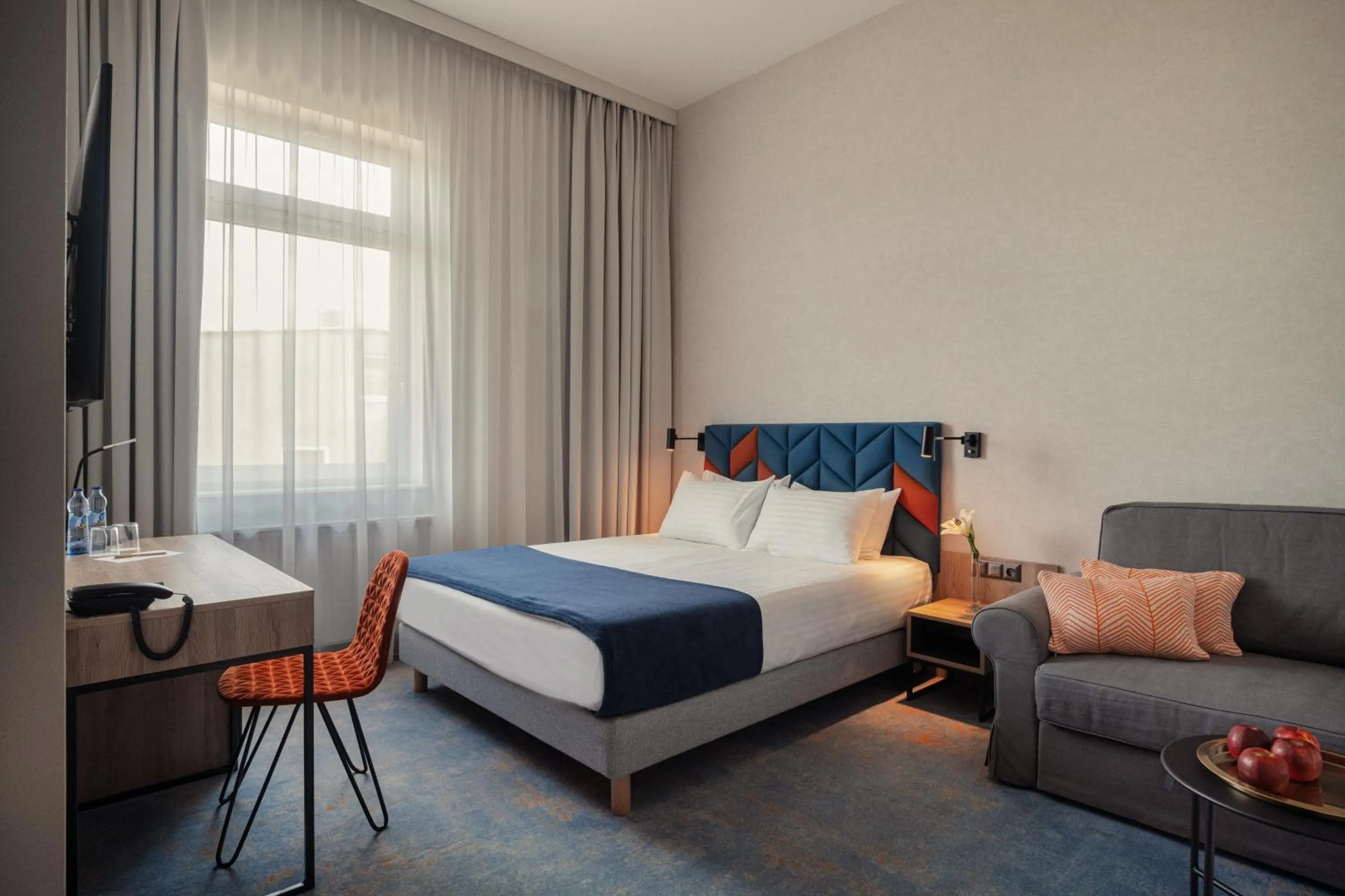 Bed in Hotel Faros Gdansk Airport