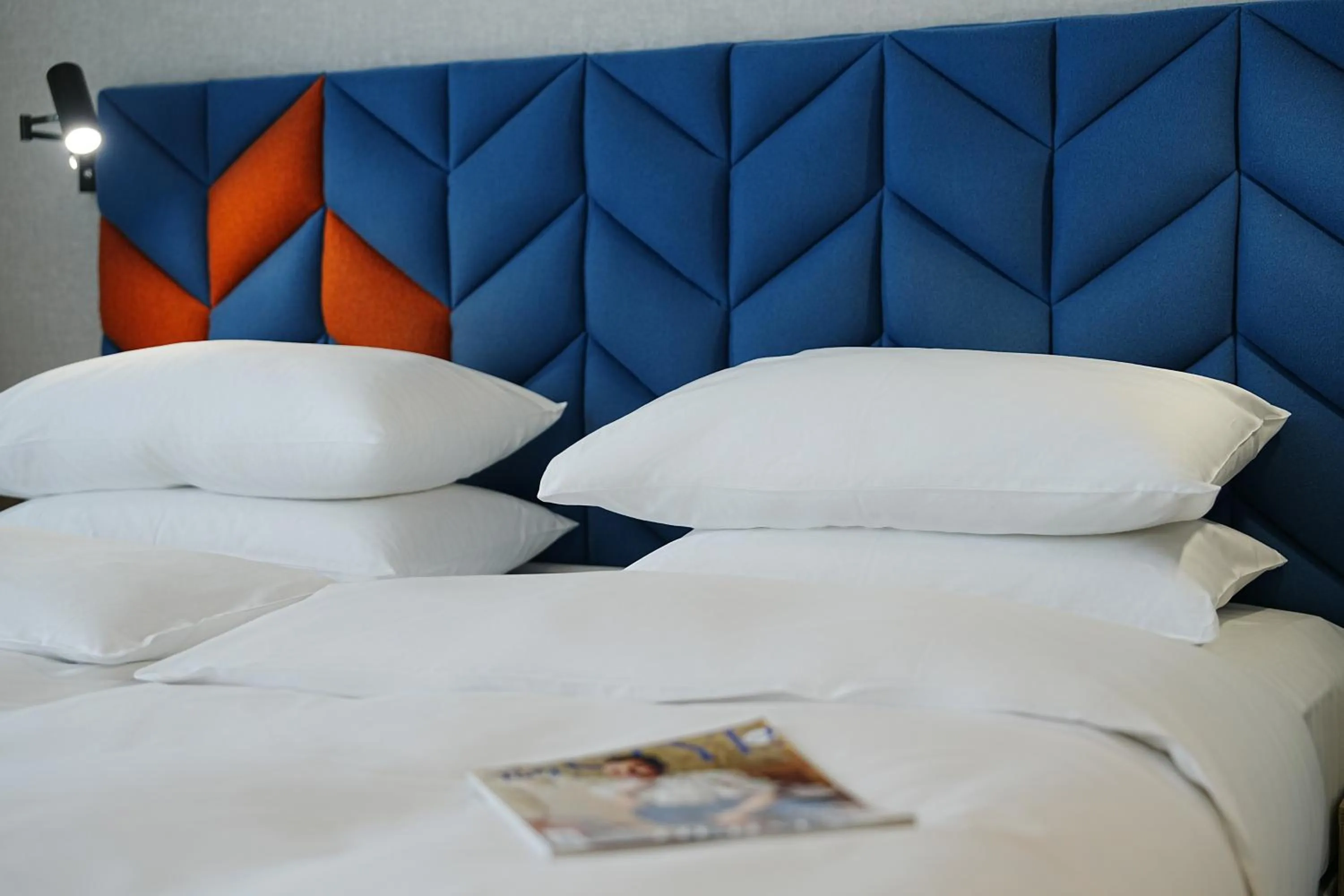 Bed in Hotel Faros Gdansk Airport
