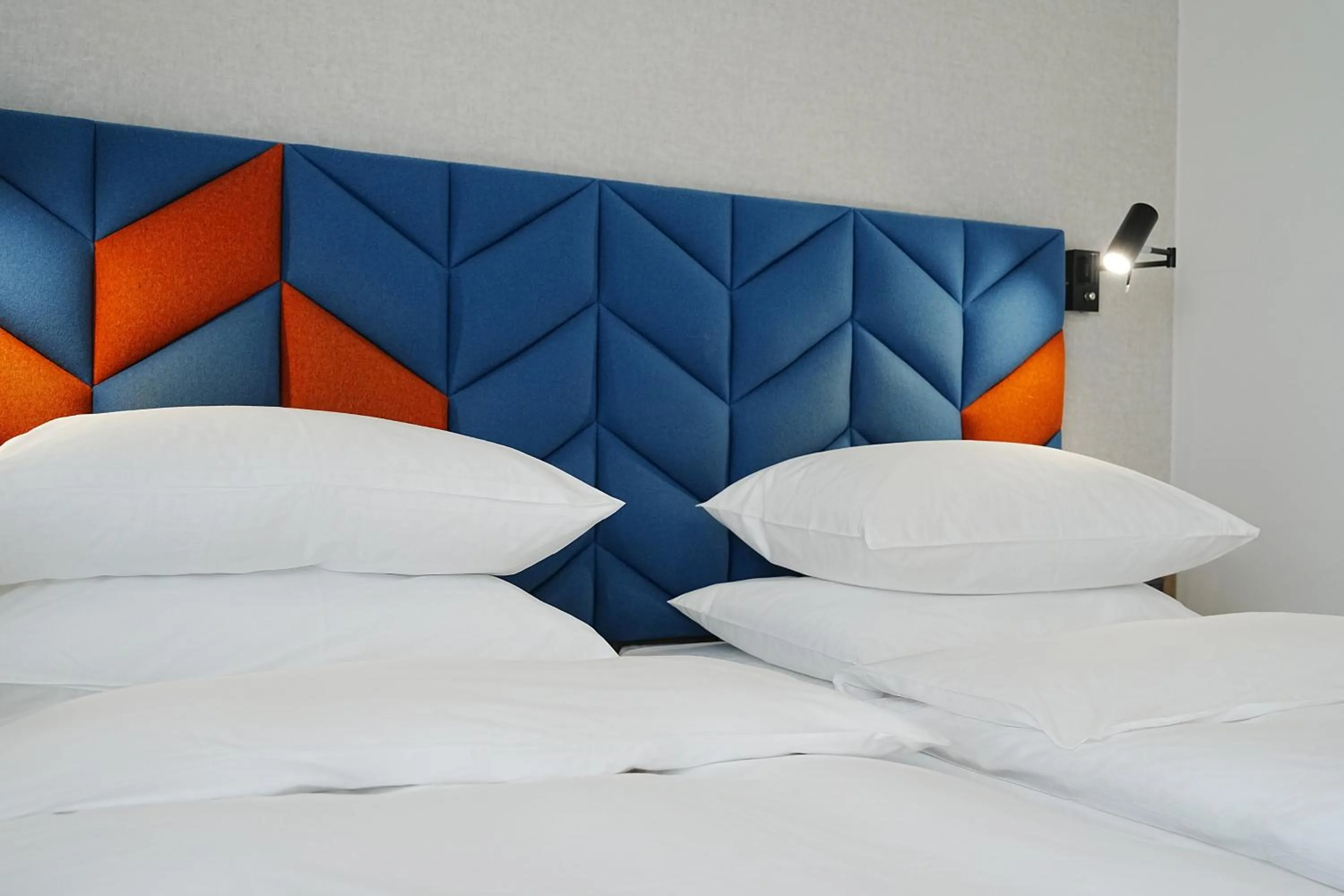 Bed in Hotel Faros Gdansk Airport