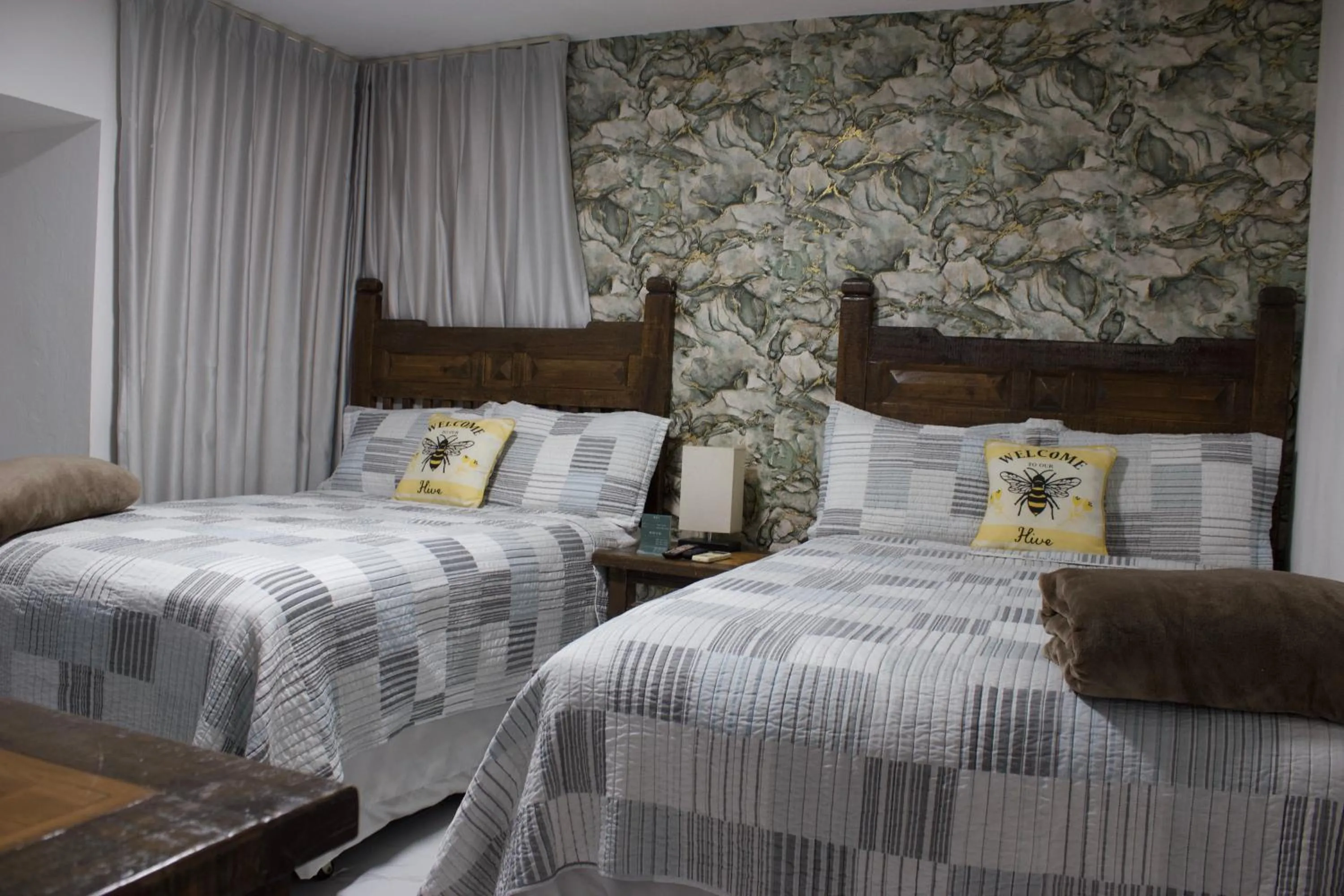 Deluxe Double Room with Two Double Beds - single occupancy in Onyx luxury rd