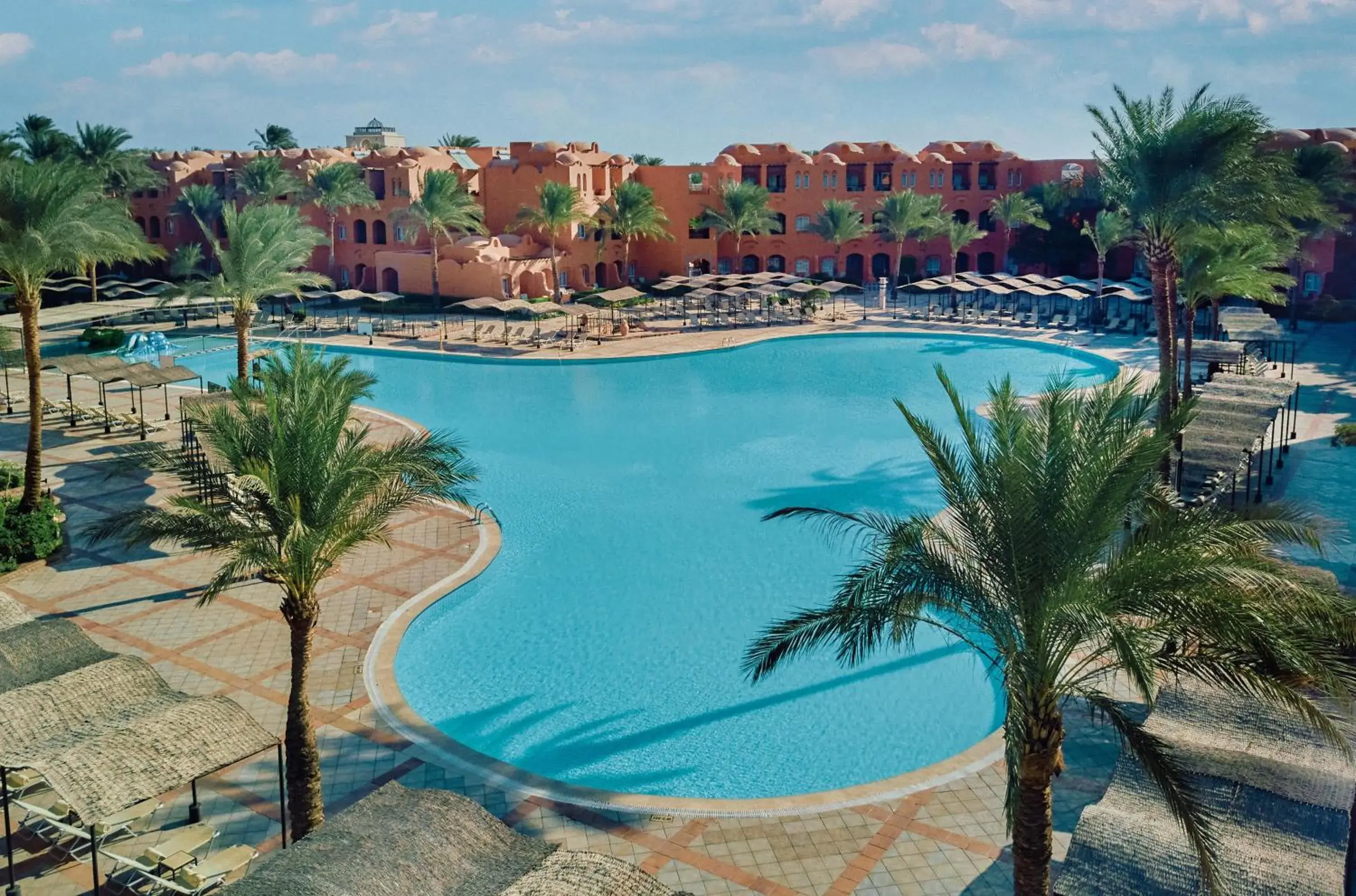 Swimming pool in JAZ Makadi Oasis Resort Swimming pool in JAZ Makadi Oasis Resort