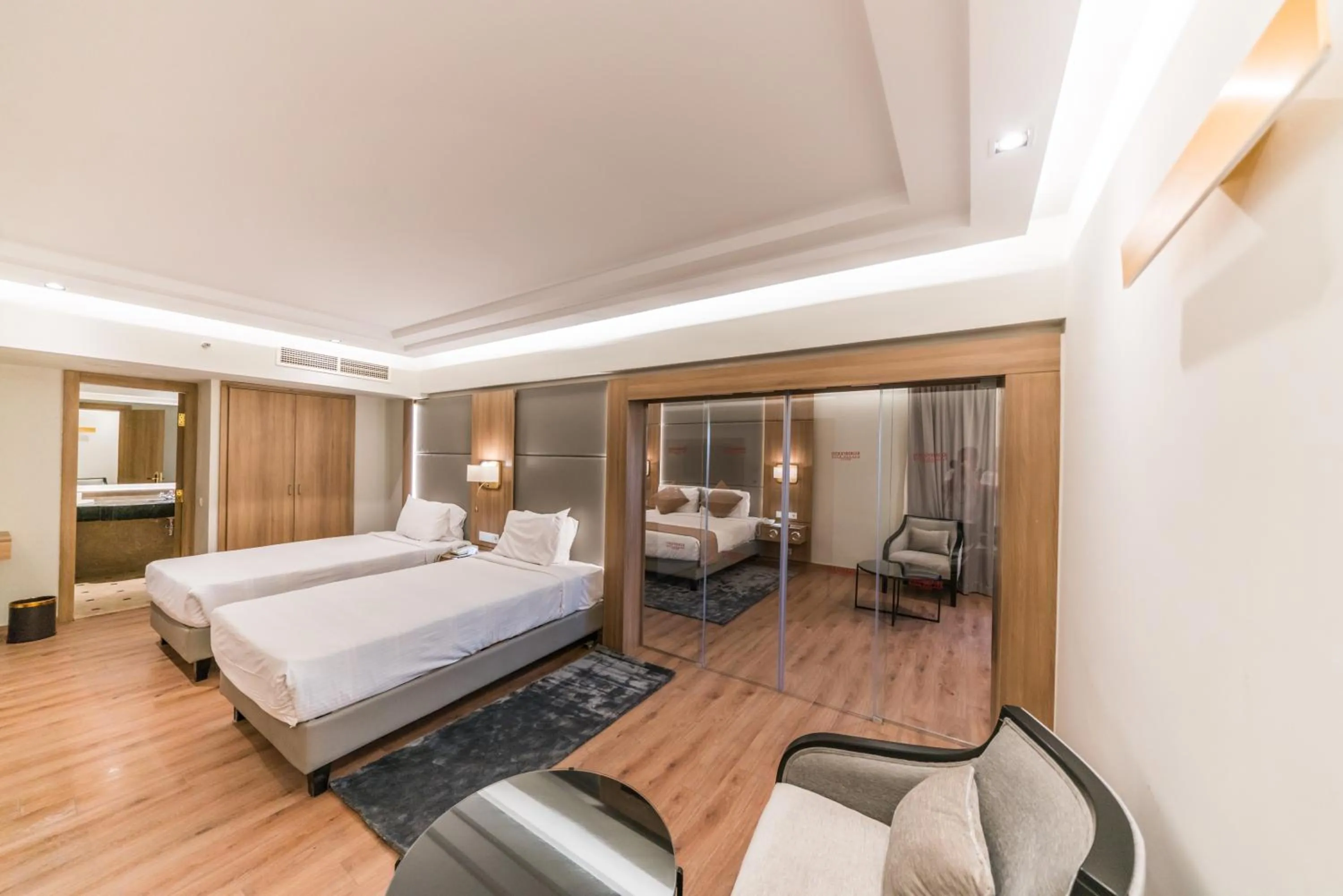 Bed in Steigenberger Nile Palace Luxor - Convention Center