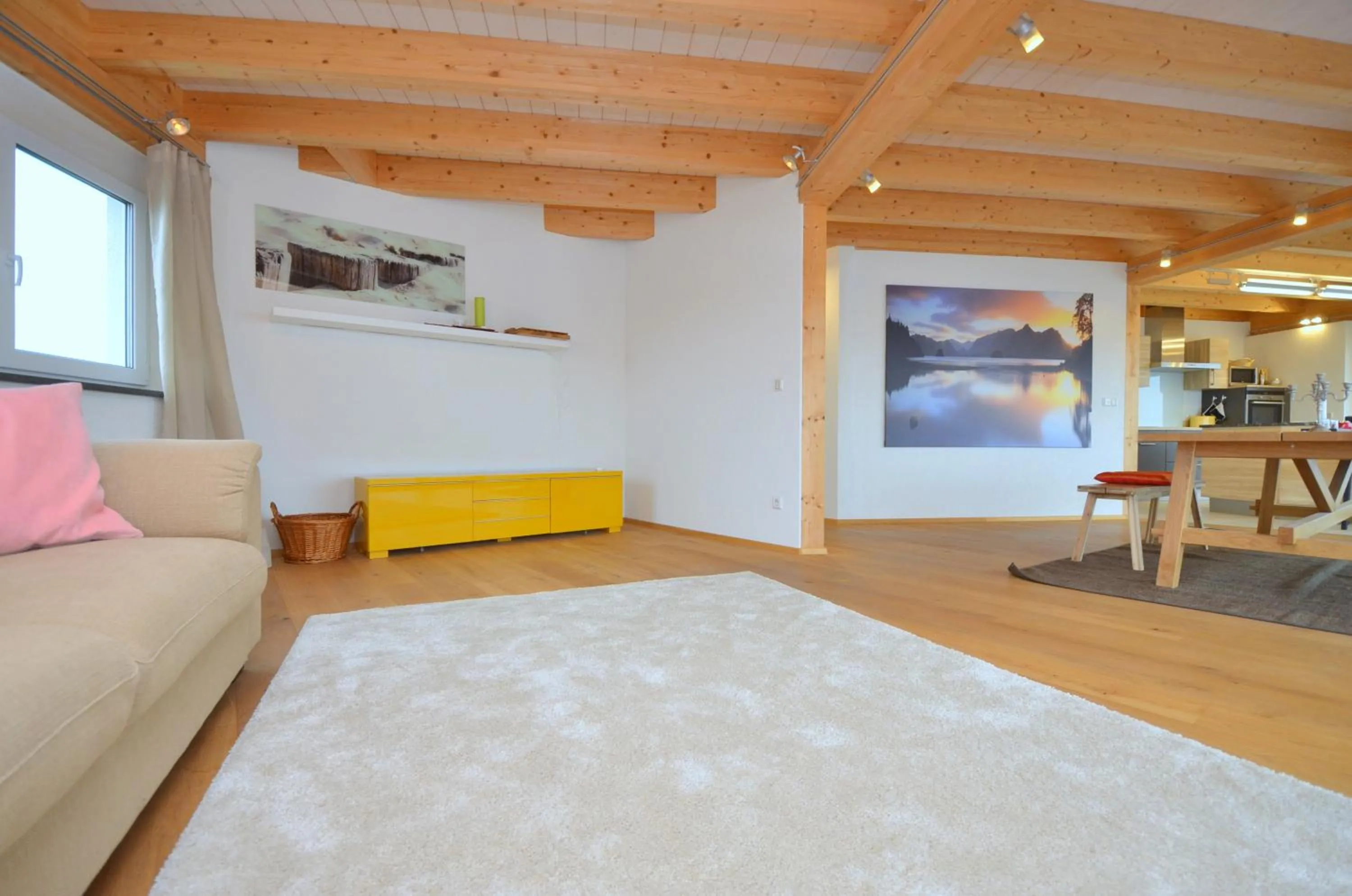 Seating area, Bed in Businessapart Stuttgart