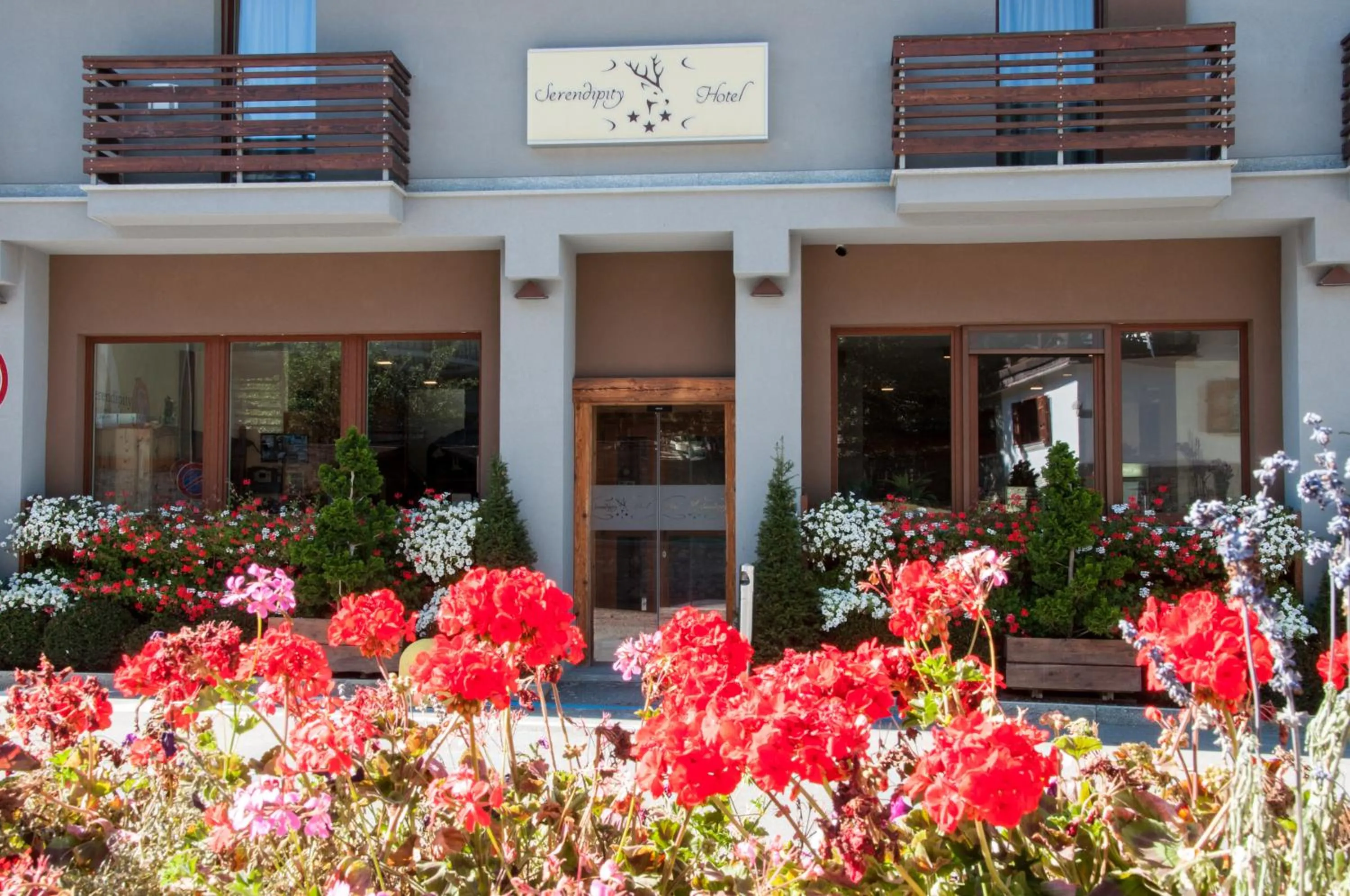 Property building in Serendipity Hotel