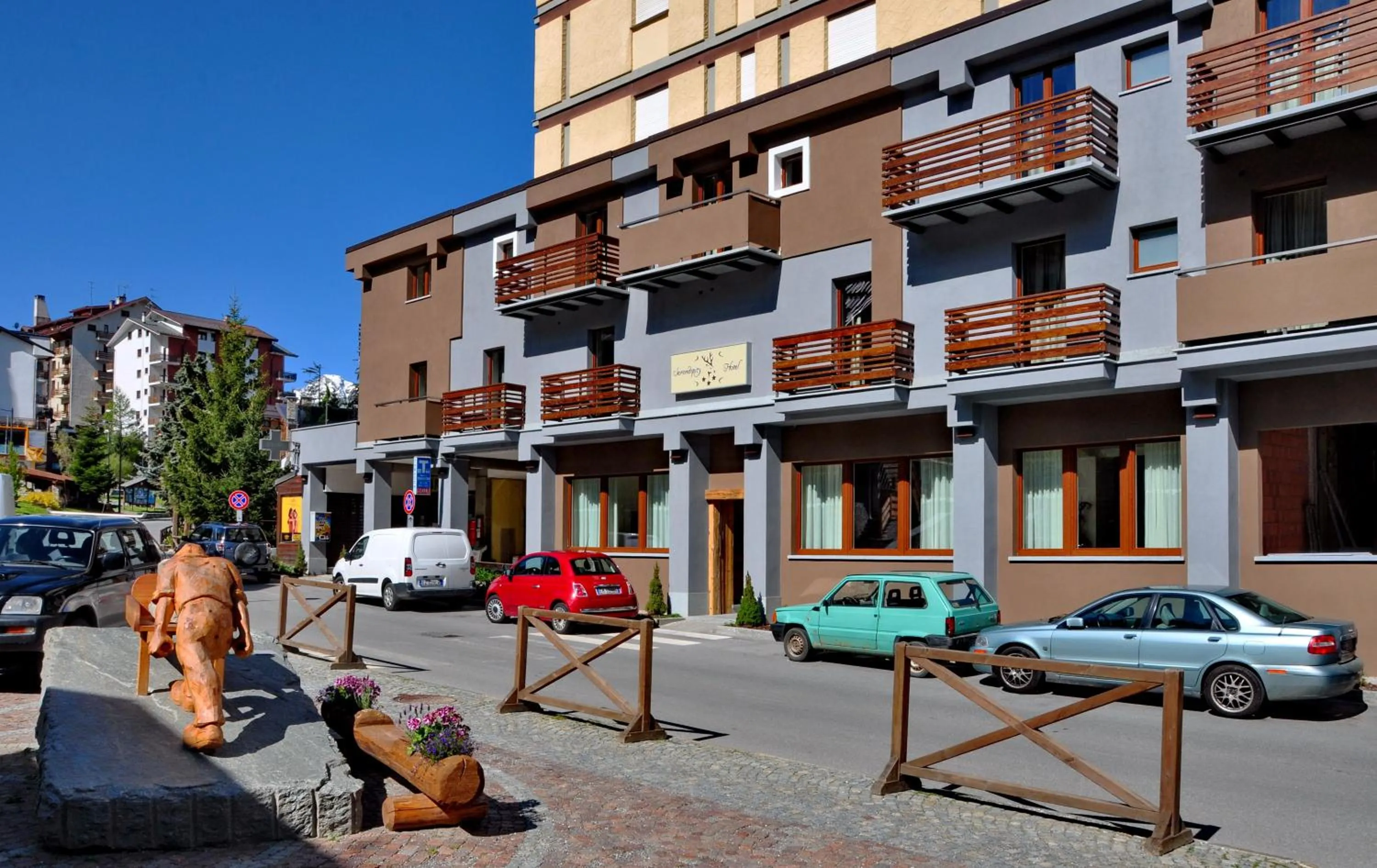 Property building in Serendipity Hotel