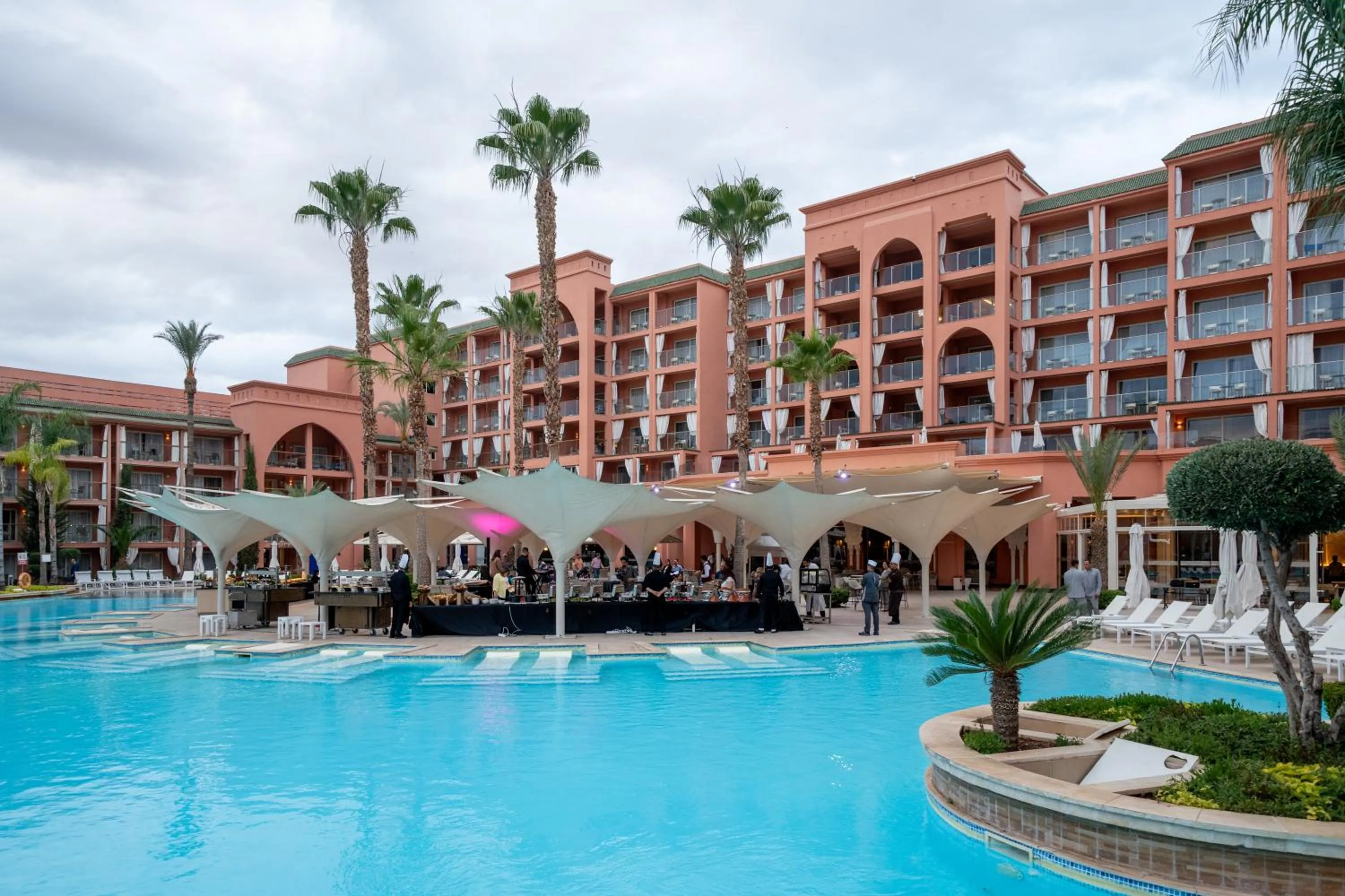 Swimming pool in Savoy Le Grand Hotel Marrakech
