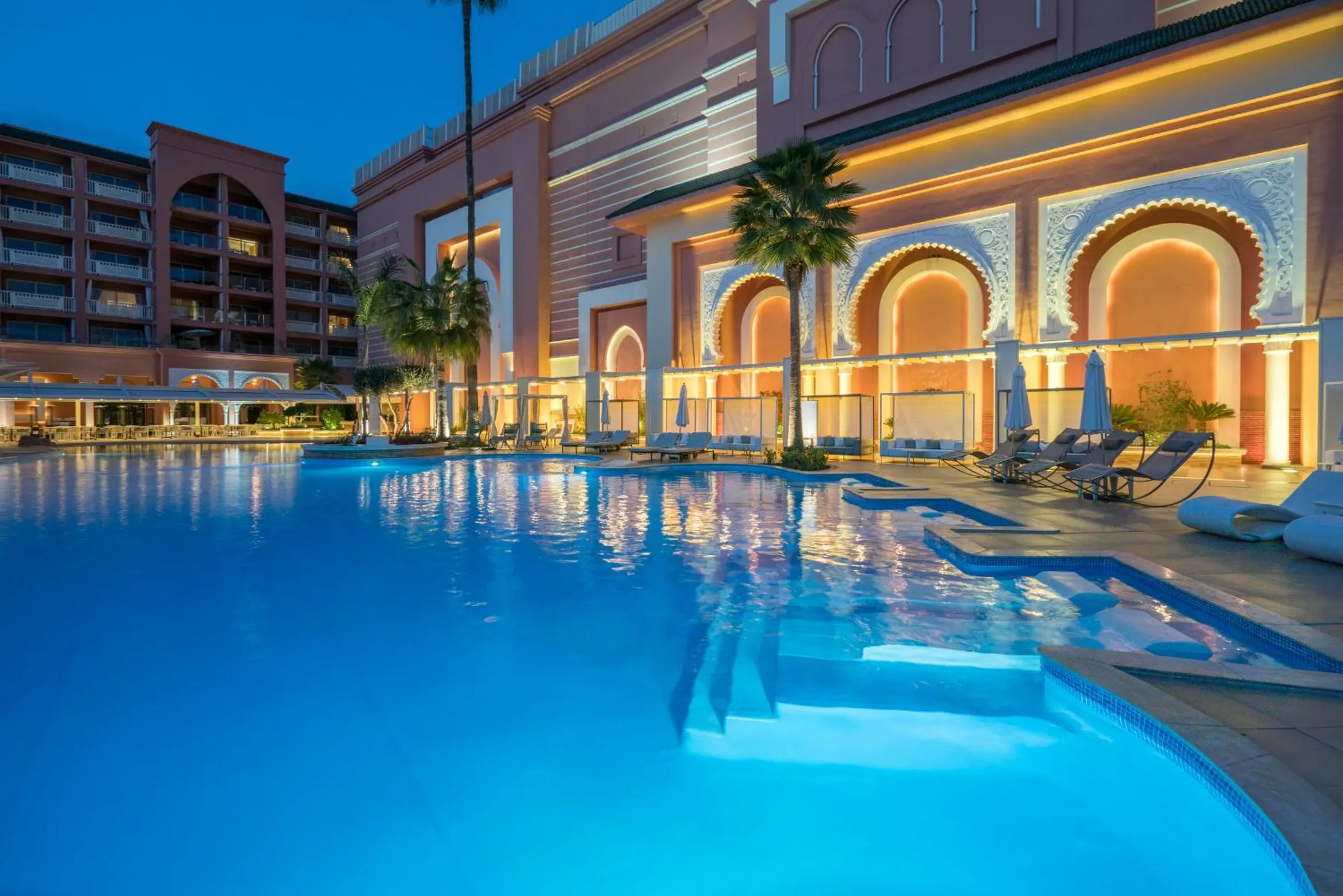 Swimming pool in Savoy Le Grand Hotel Marrakech