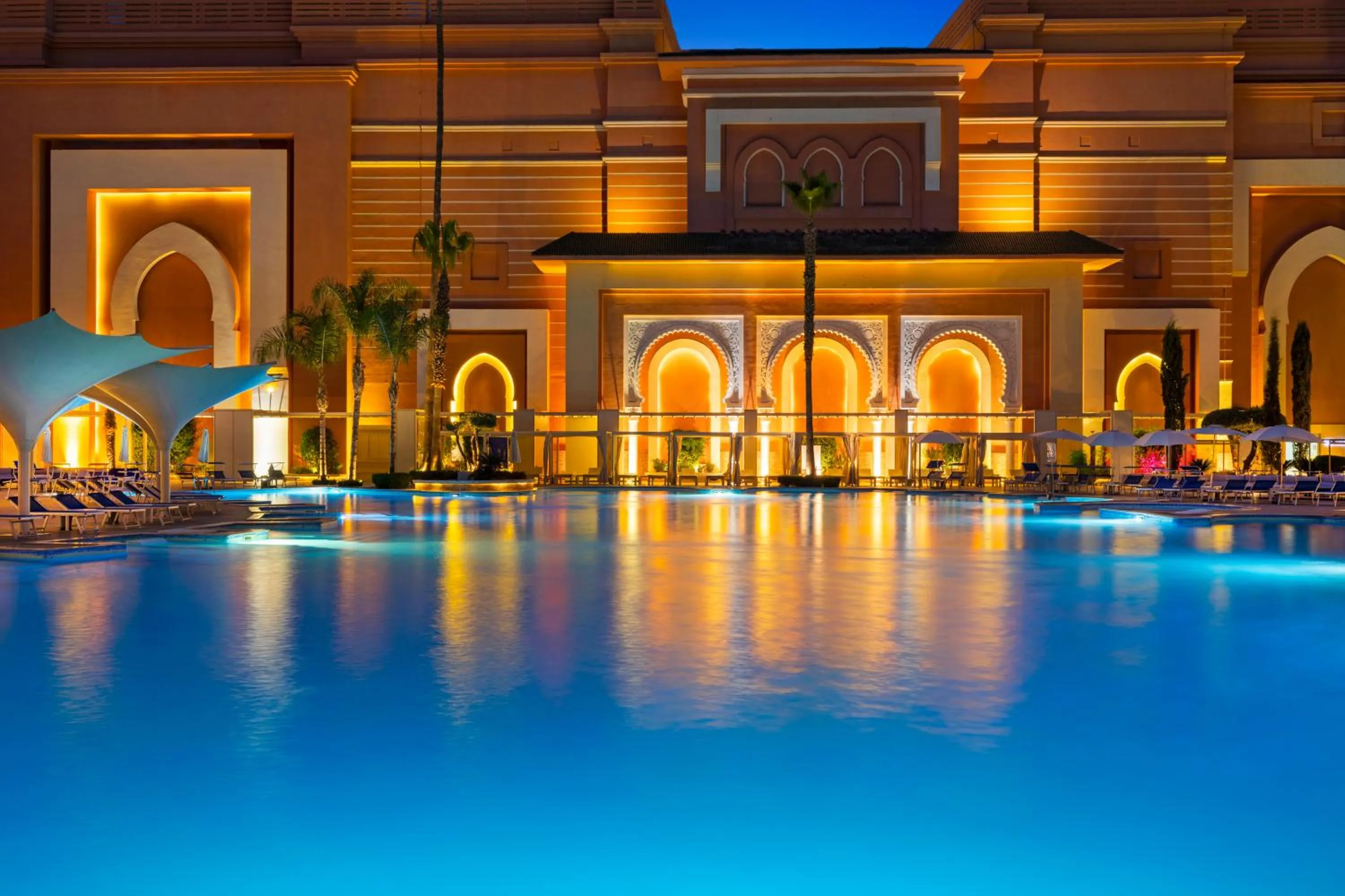 Swimming pool in Savoy Le Grand Hotel Marrakech