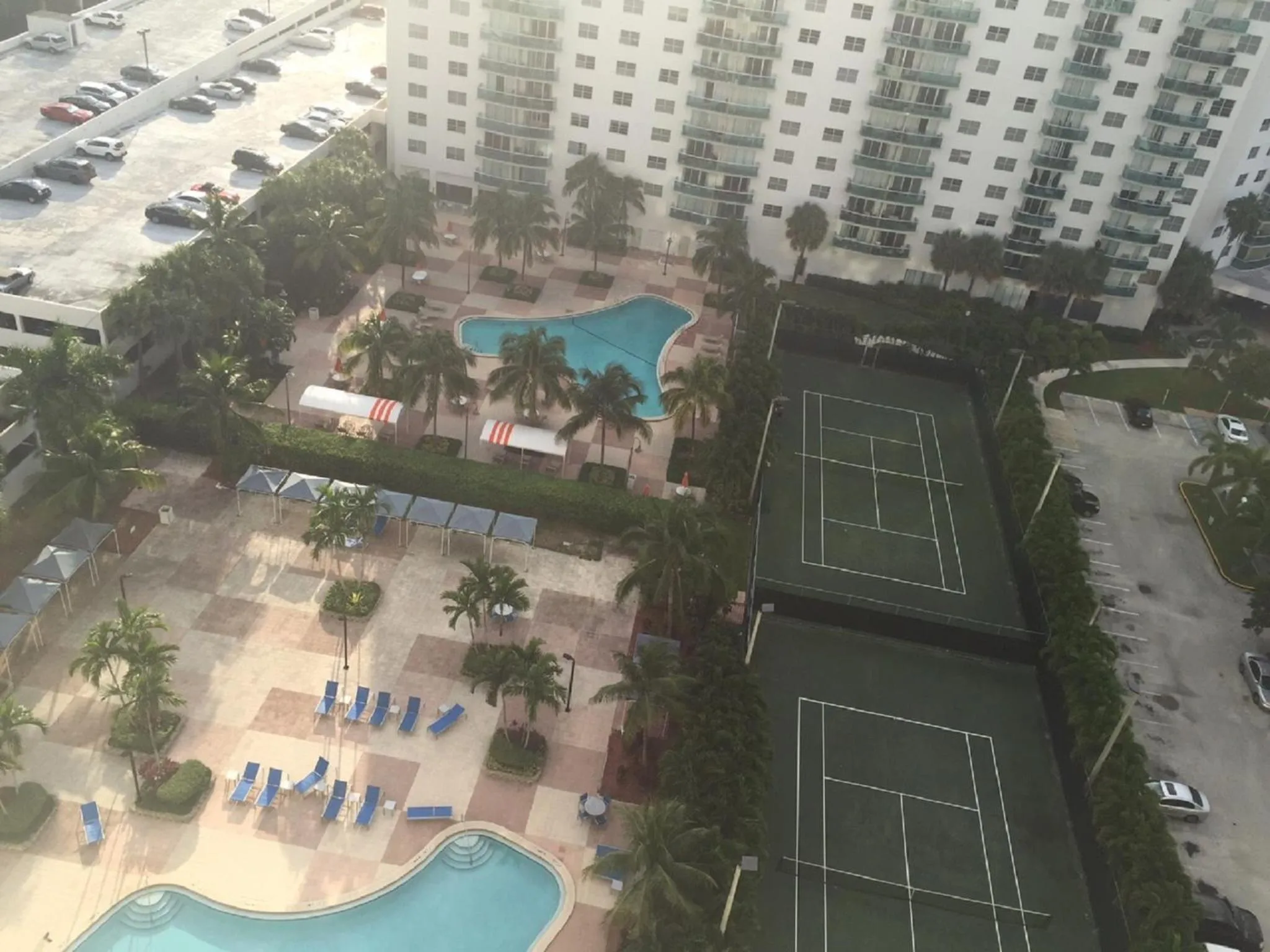 Pool view in Penthouse Ocean Reserve
