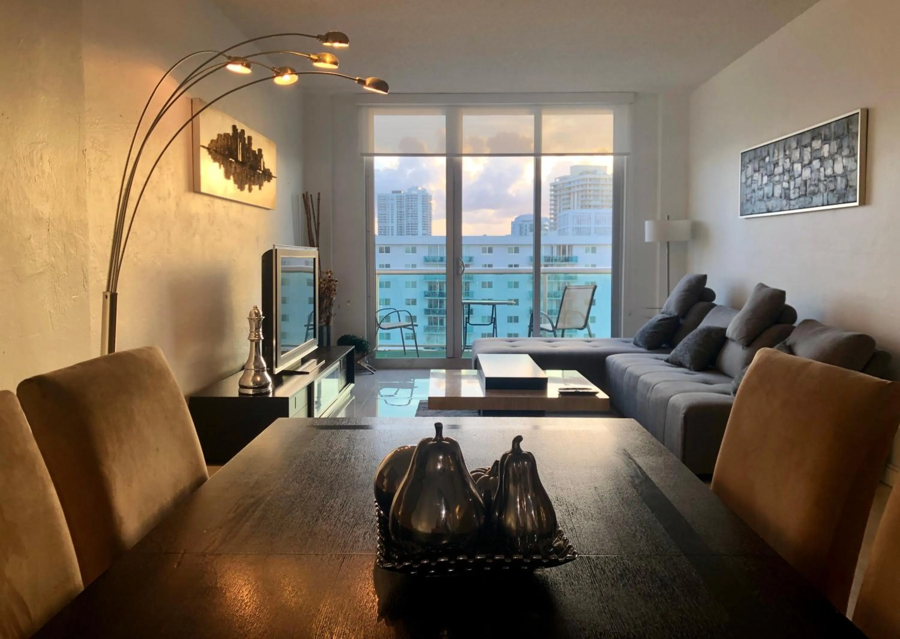 Living room in Penthouse Ocean Reserve