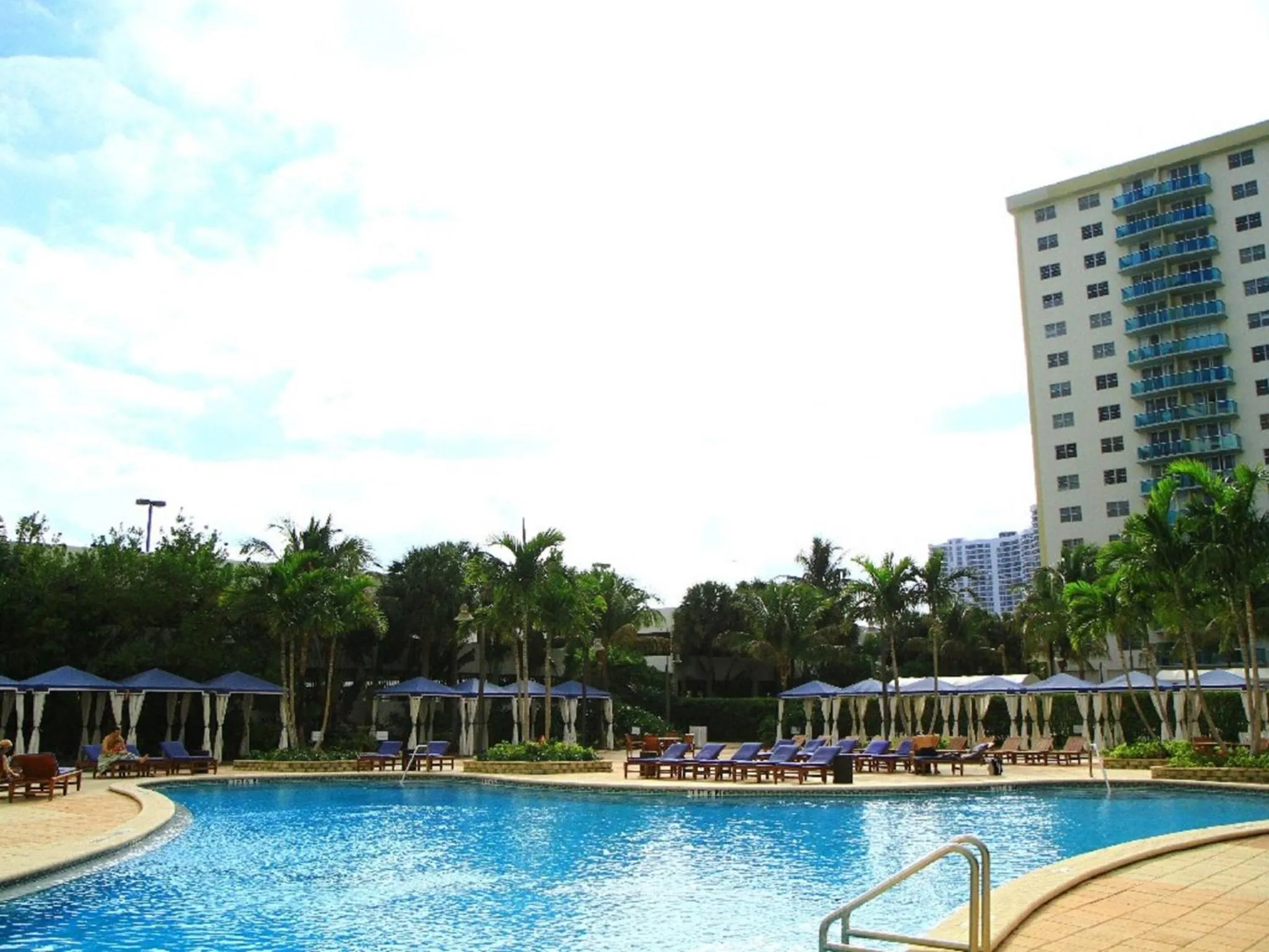 Pool view in Penthouse Ocean Reserve