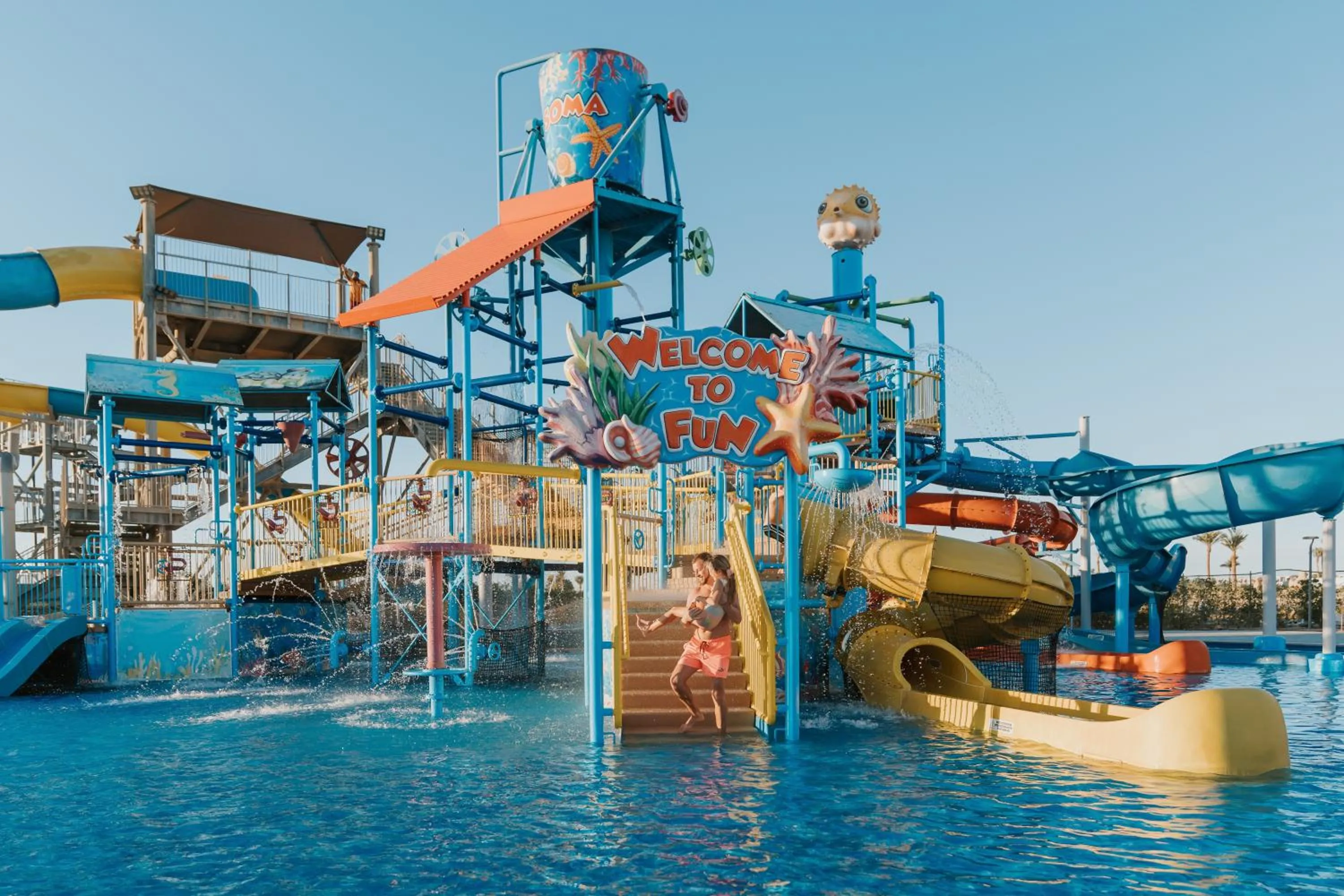 Aqua park in Sheraton Soma Bay Resort