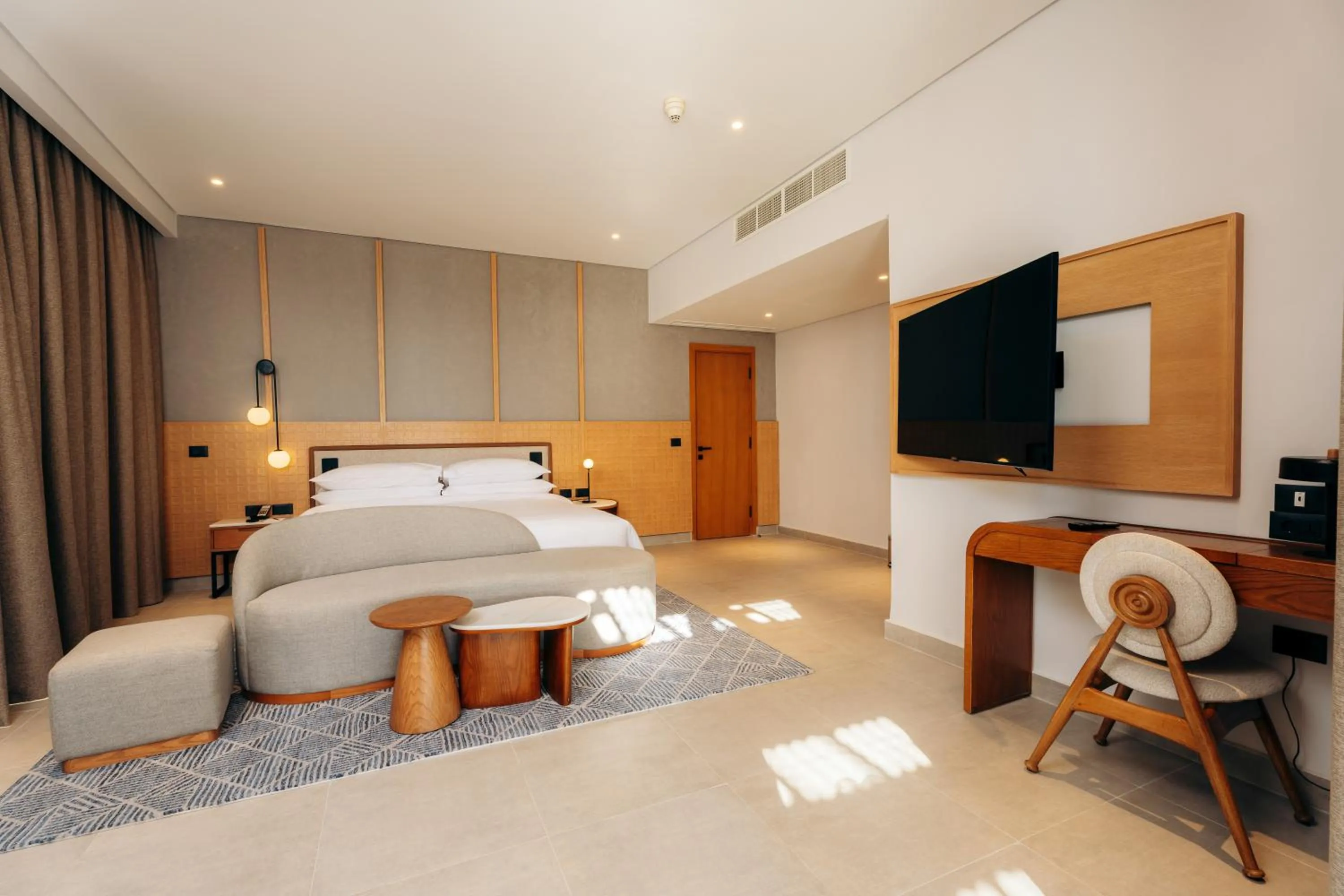 Bed in Sheraton Soma Bay Resort