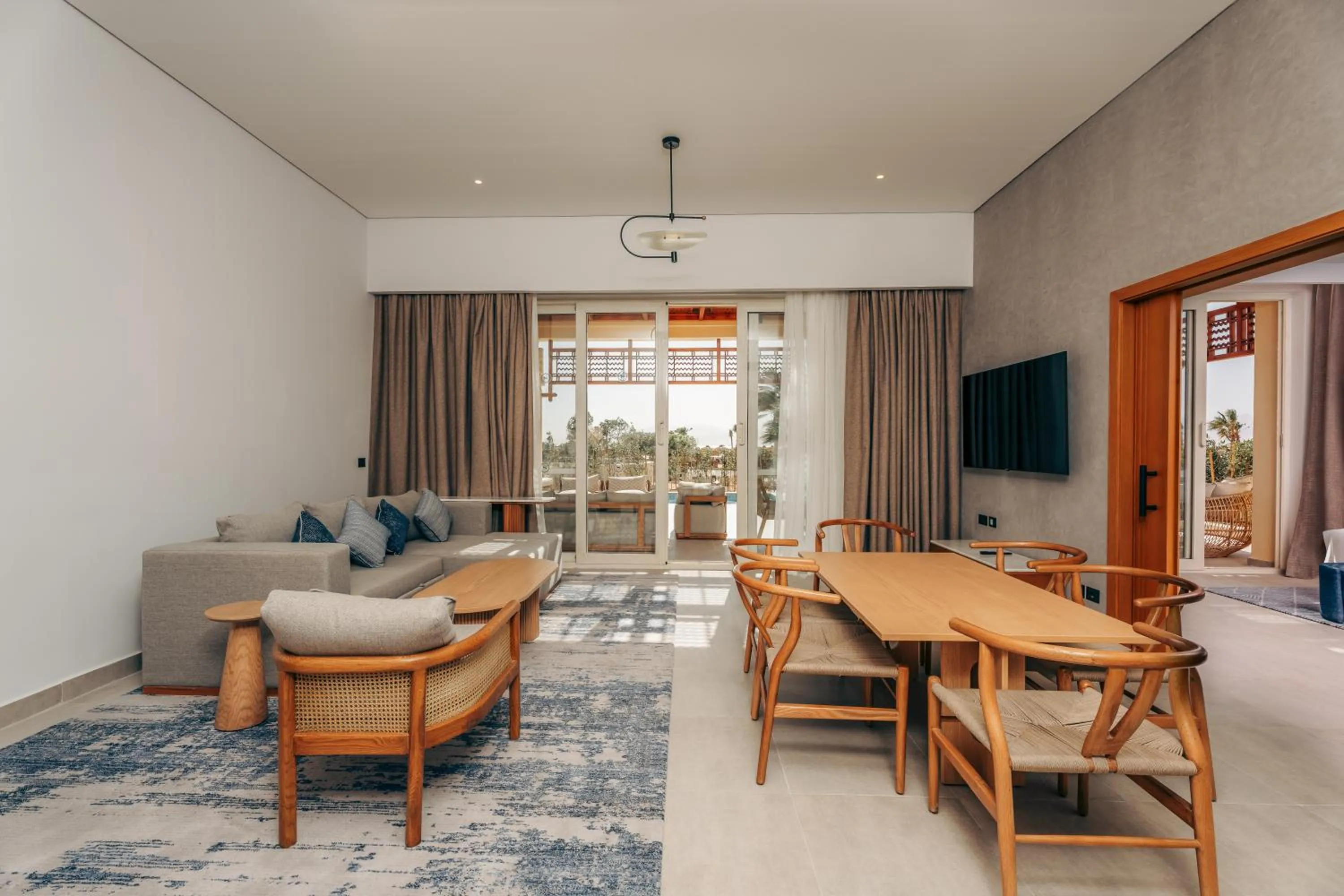 Living room in Sheraton Soma Bay Resort