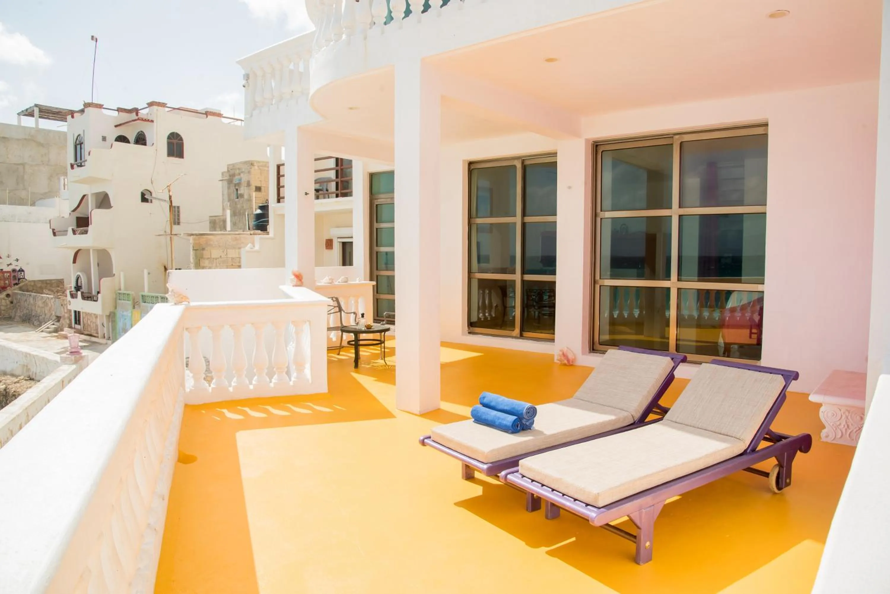 Balcony/Terrace in Villa Elena Isla Mujeres