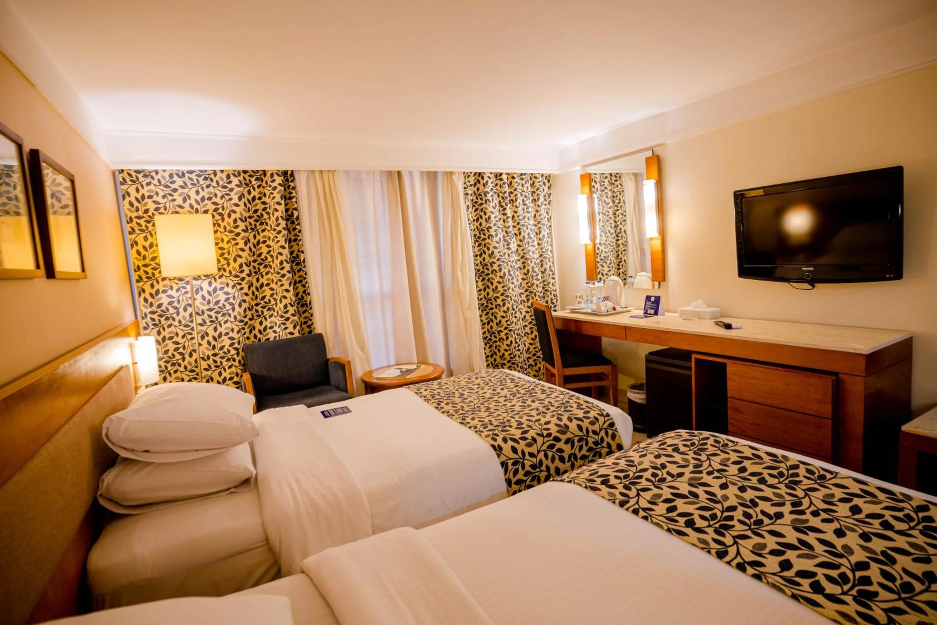 Bed in Marina Sharm Hotel