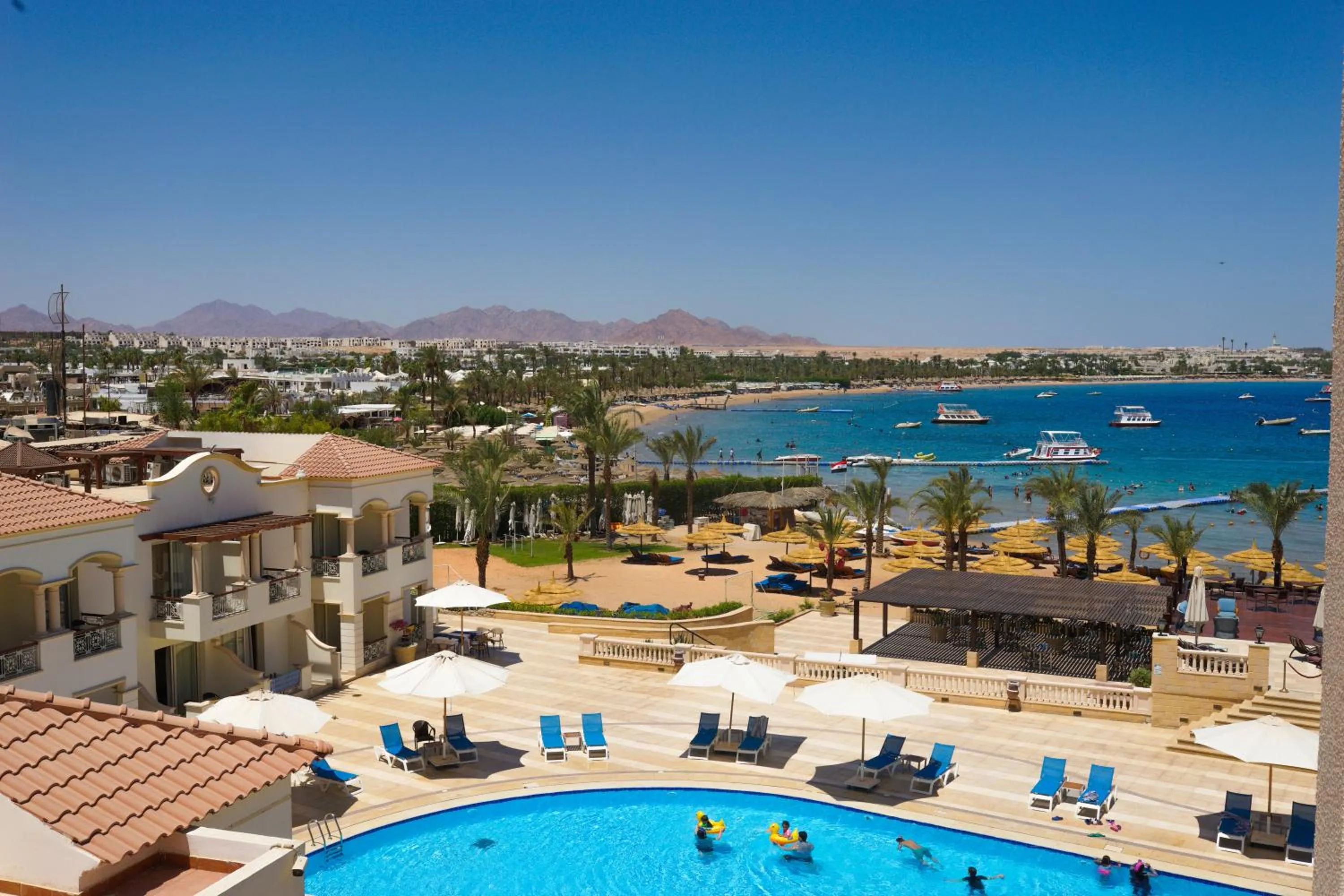 Pool view in Marina Sharm Hotel