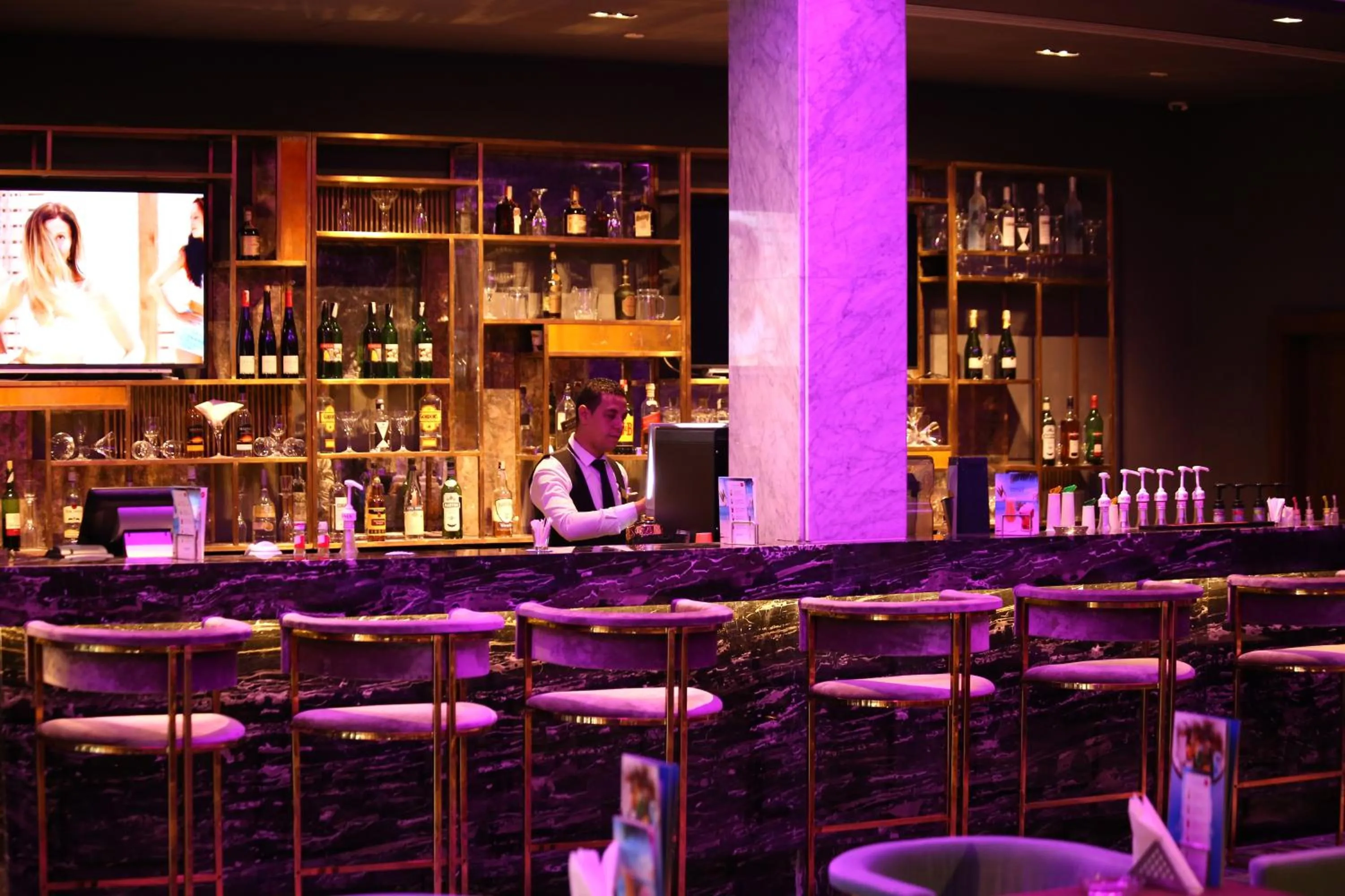 Lounge or bar in Marina Sharm Hotel