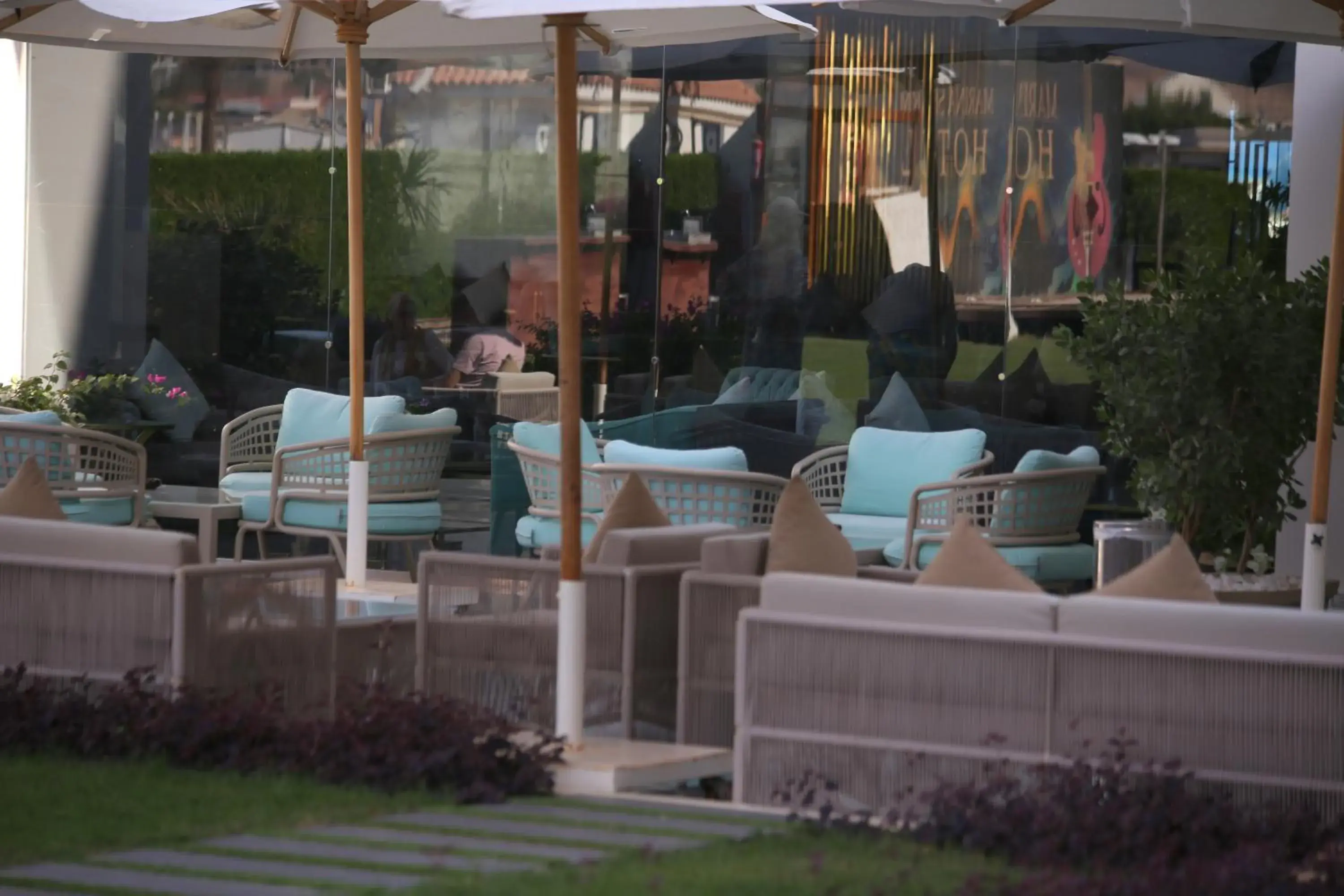 Garden view in Marina Sharm Hotel Garden view in Marina Sharm Hotel