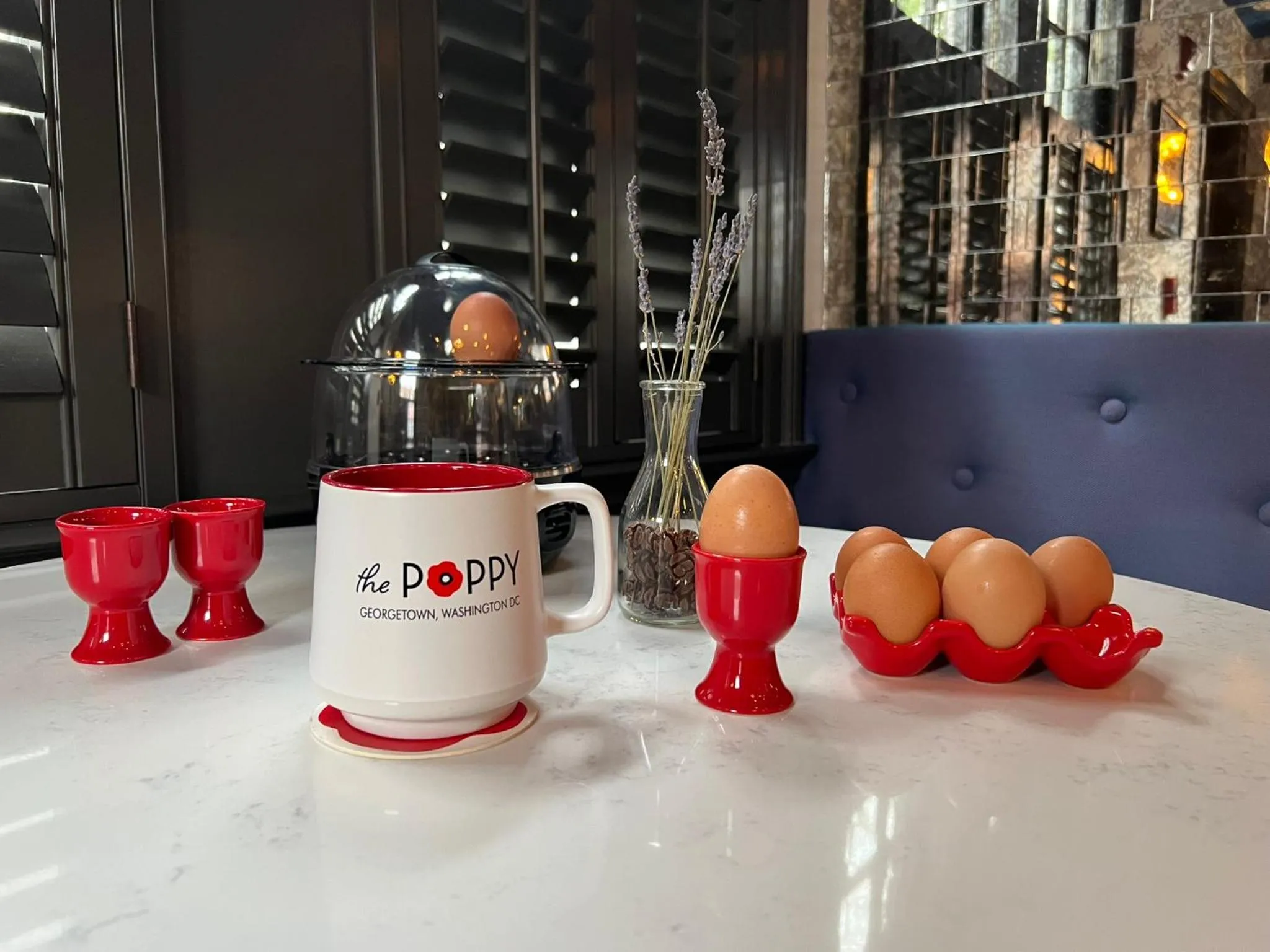 Breakfast in The Poppy Georgetown Guesthouse and Gardens