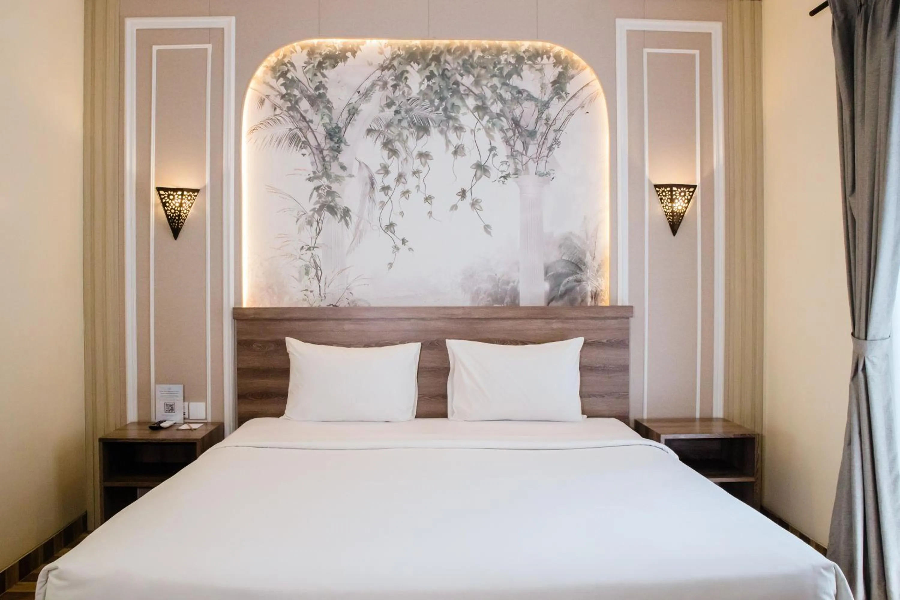 Bed in Grand Kesambi Resort and Villas Seminyak