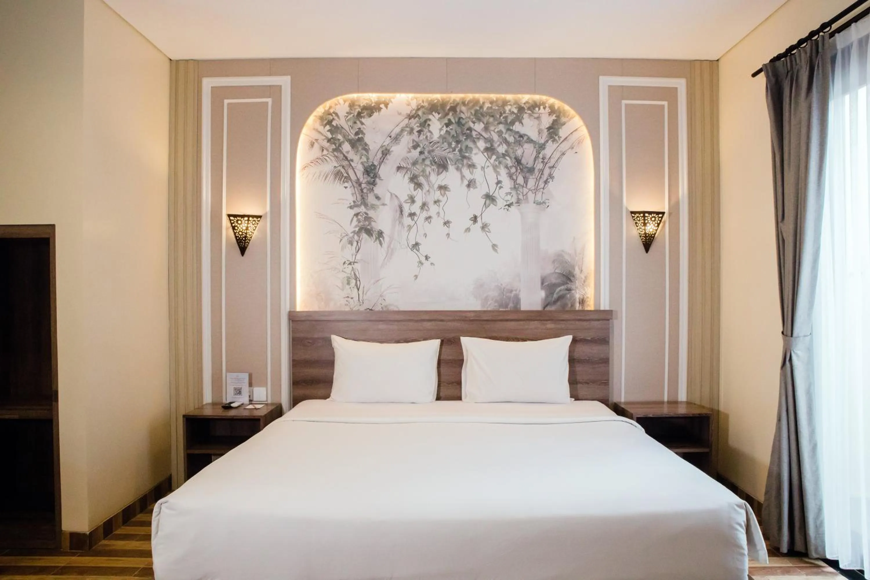 Bed in Grand Kesambi Resort and Villas Seminyak