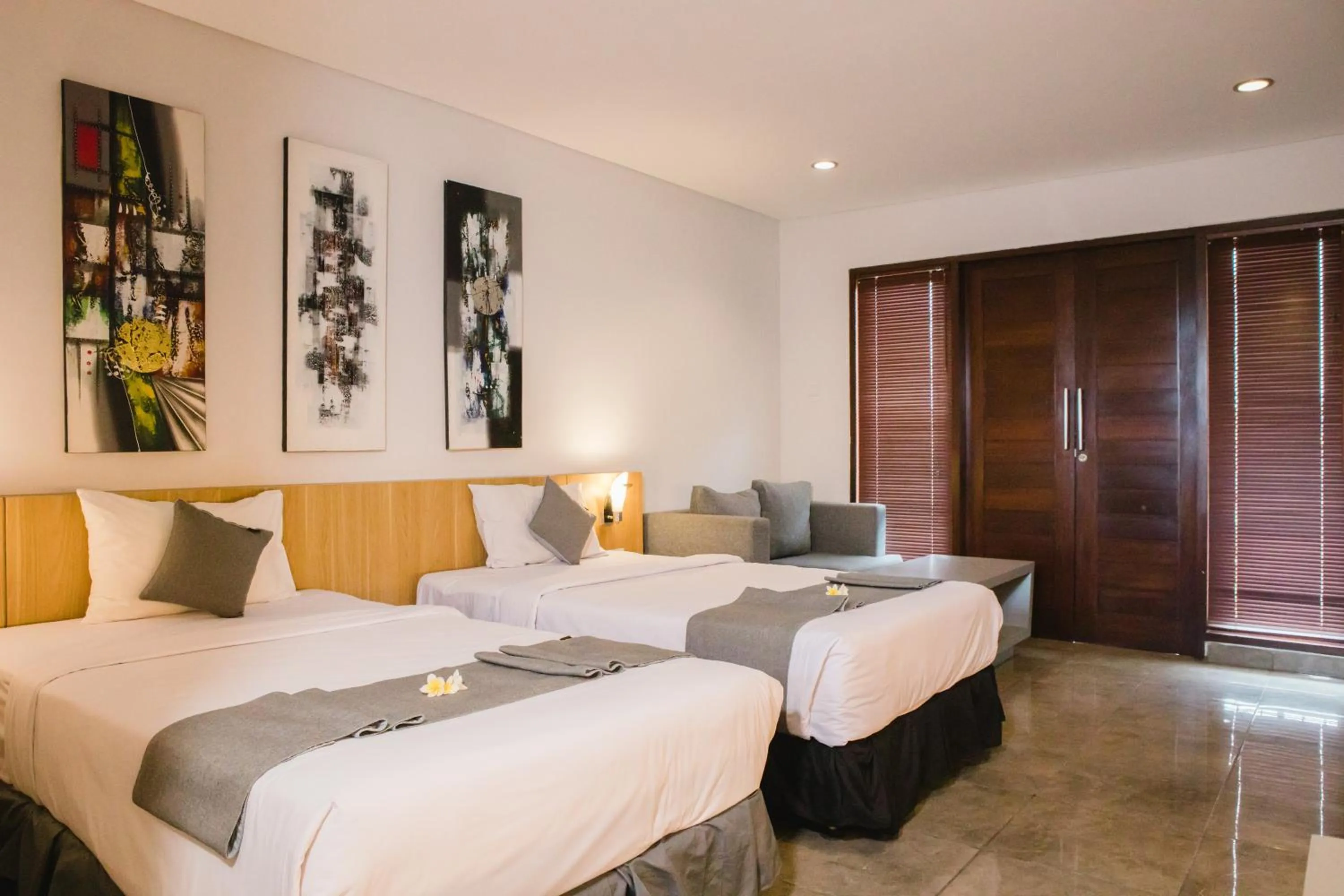 Bedroom, Bed in Grand Kesambi Resort and Villas Seminyak