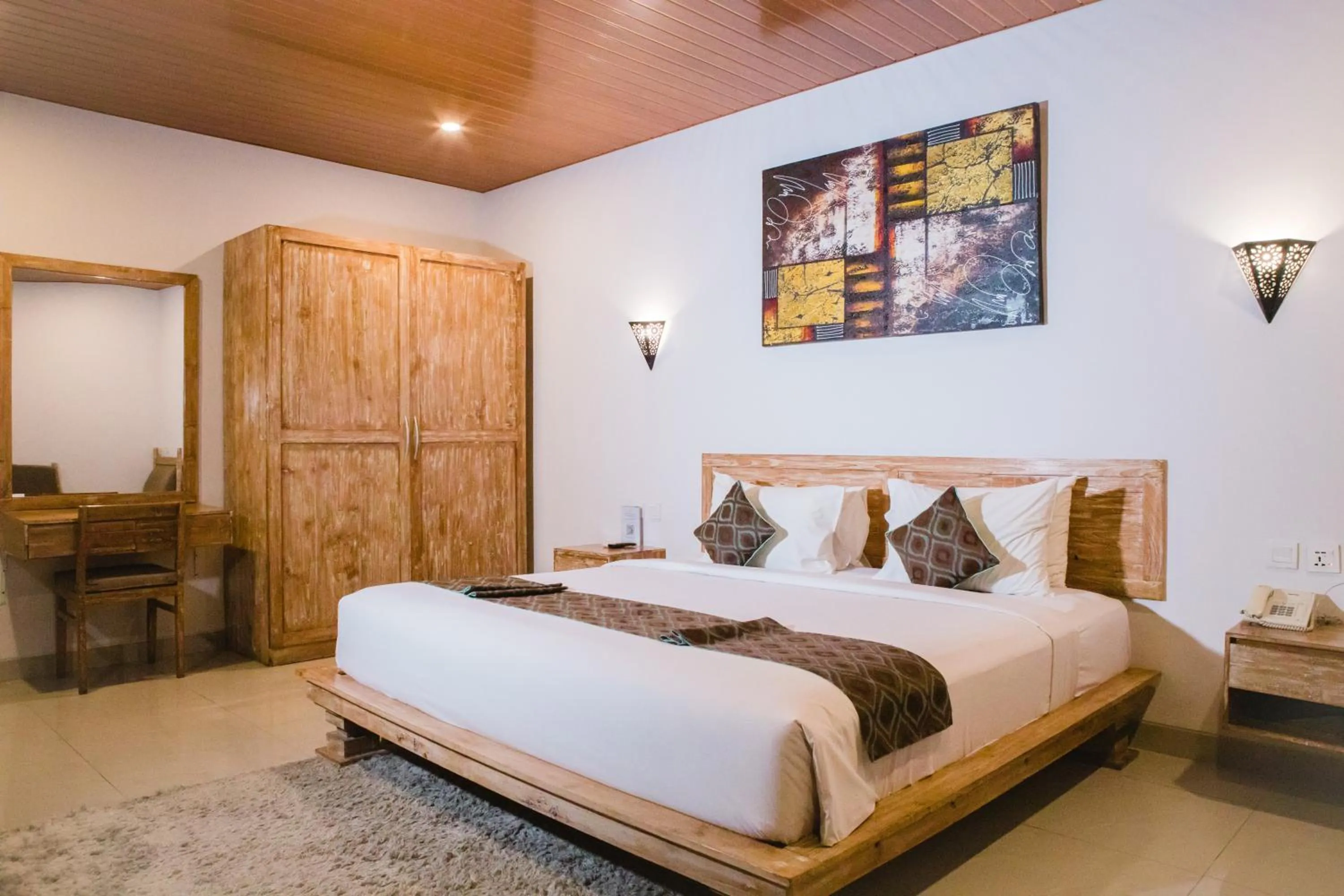 Bedroom, Bed in Grand Kesambi Resort and Villas Seminyak