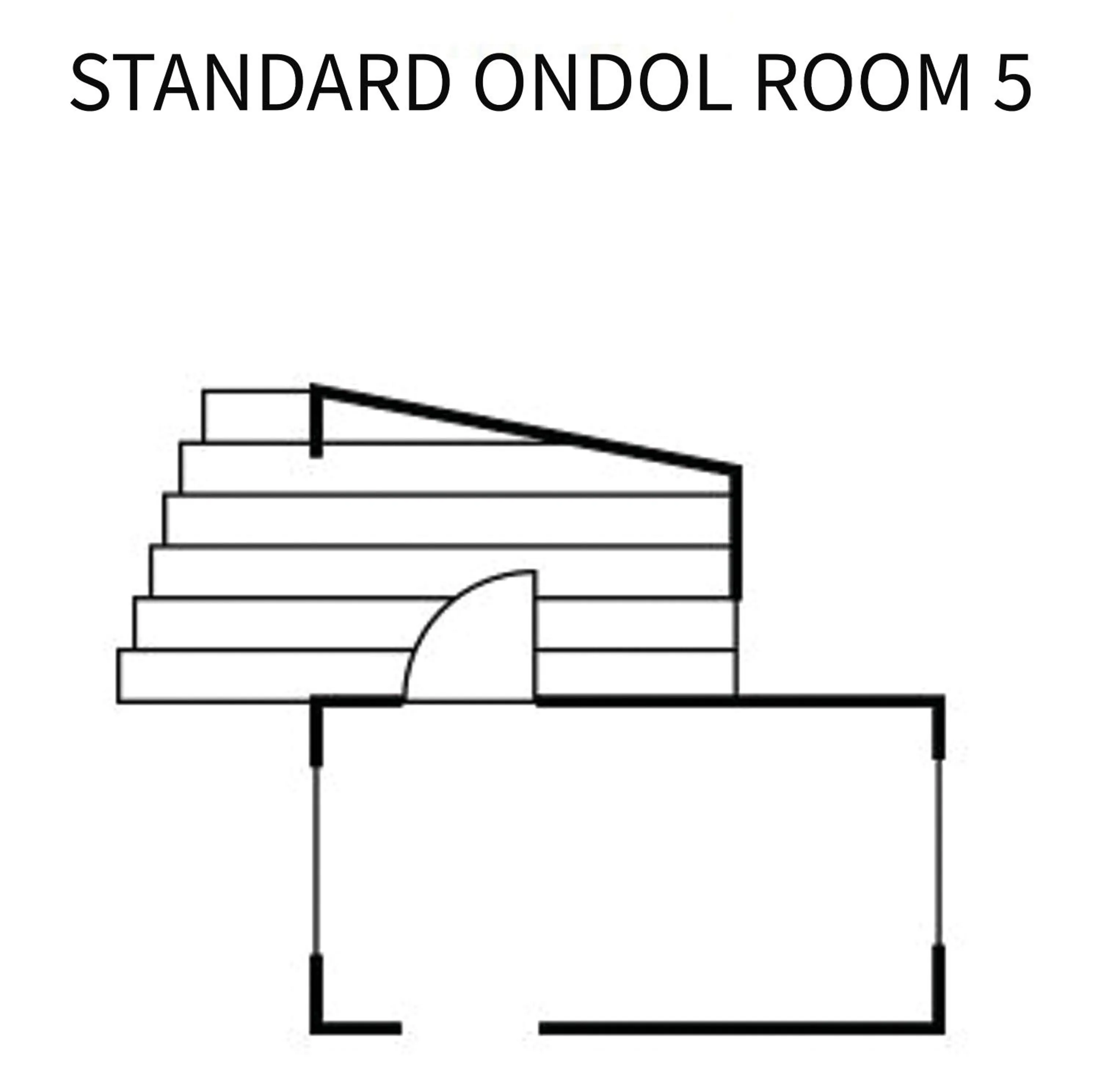 Floor plan in Side Hanok Residence