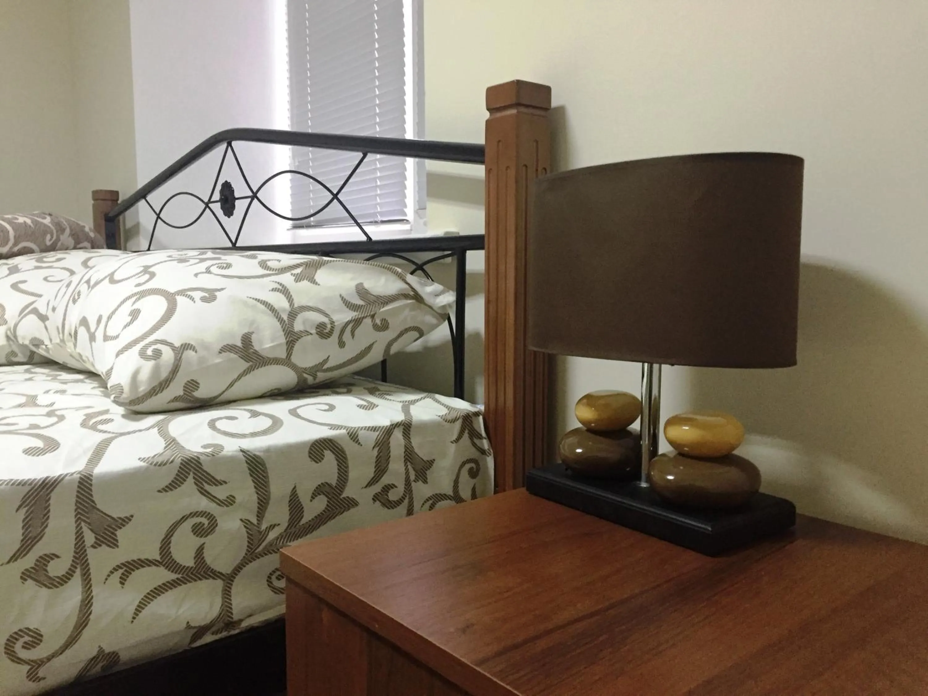 Decorative detail, Bed in Westend hostel Kyiv