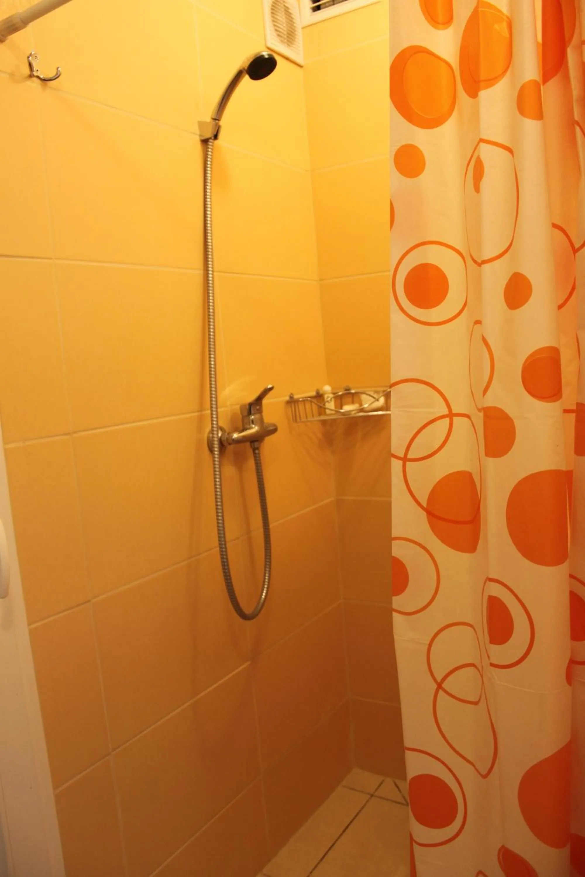 Shower in Westend hostel Kyiv
