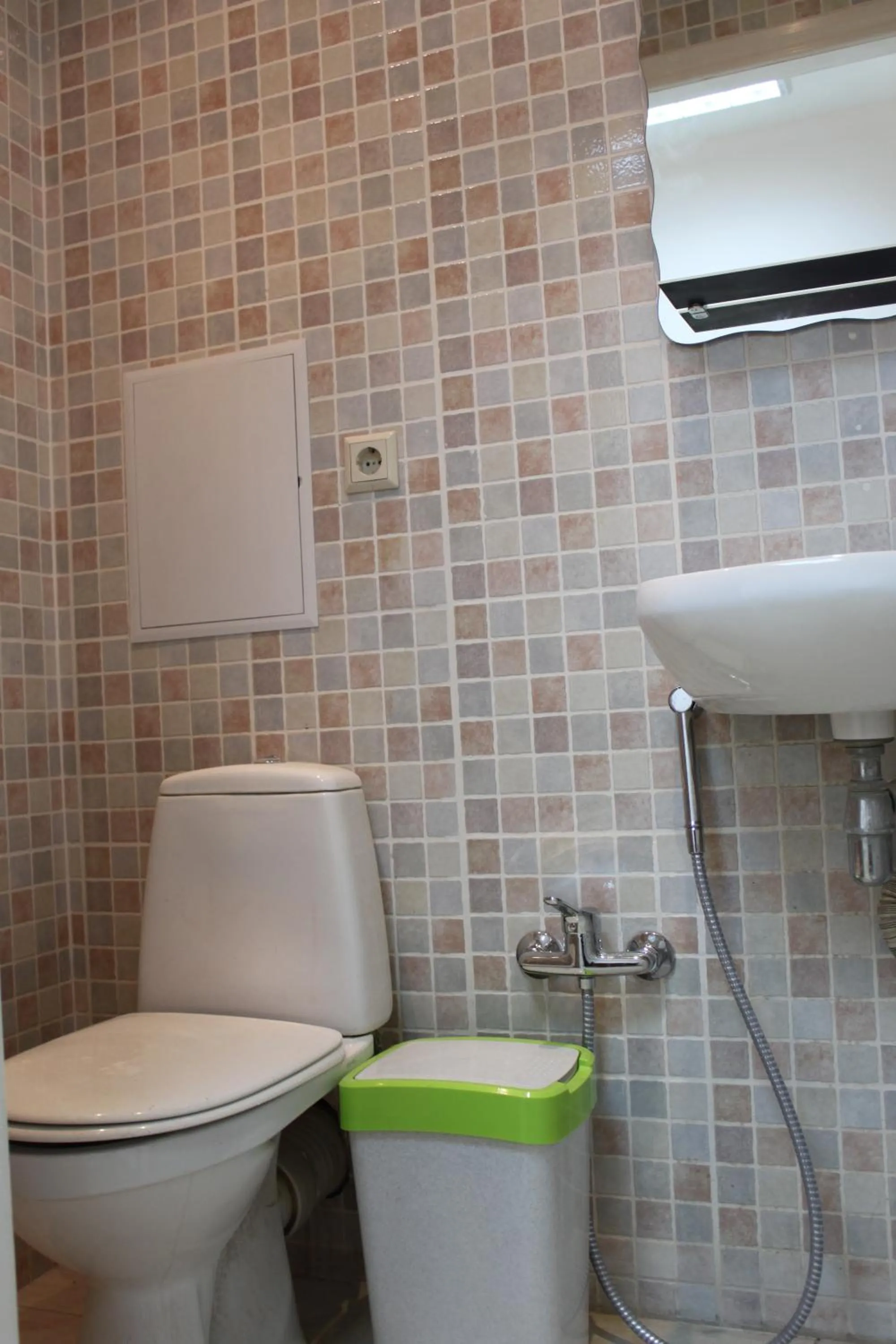 Toilet in Westend hostel Kyiv