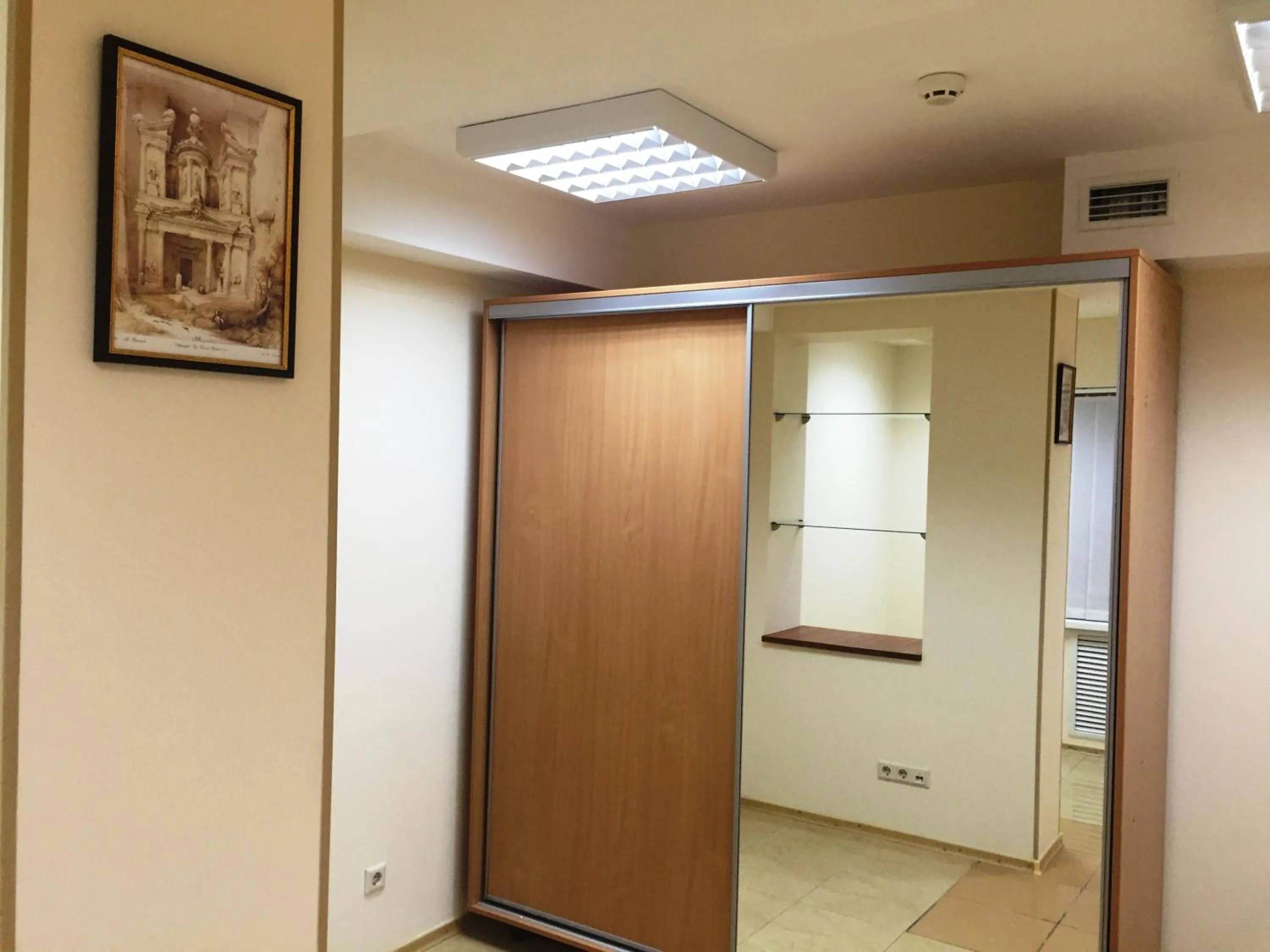 Decorative detail in Westend hostel Kyiv
