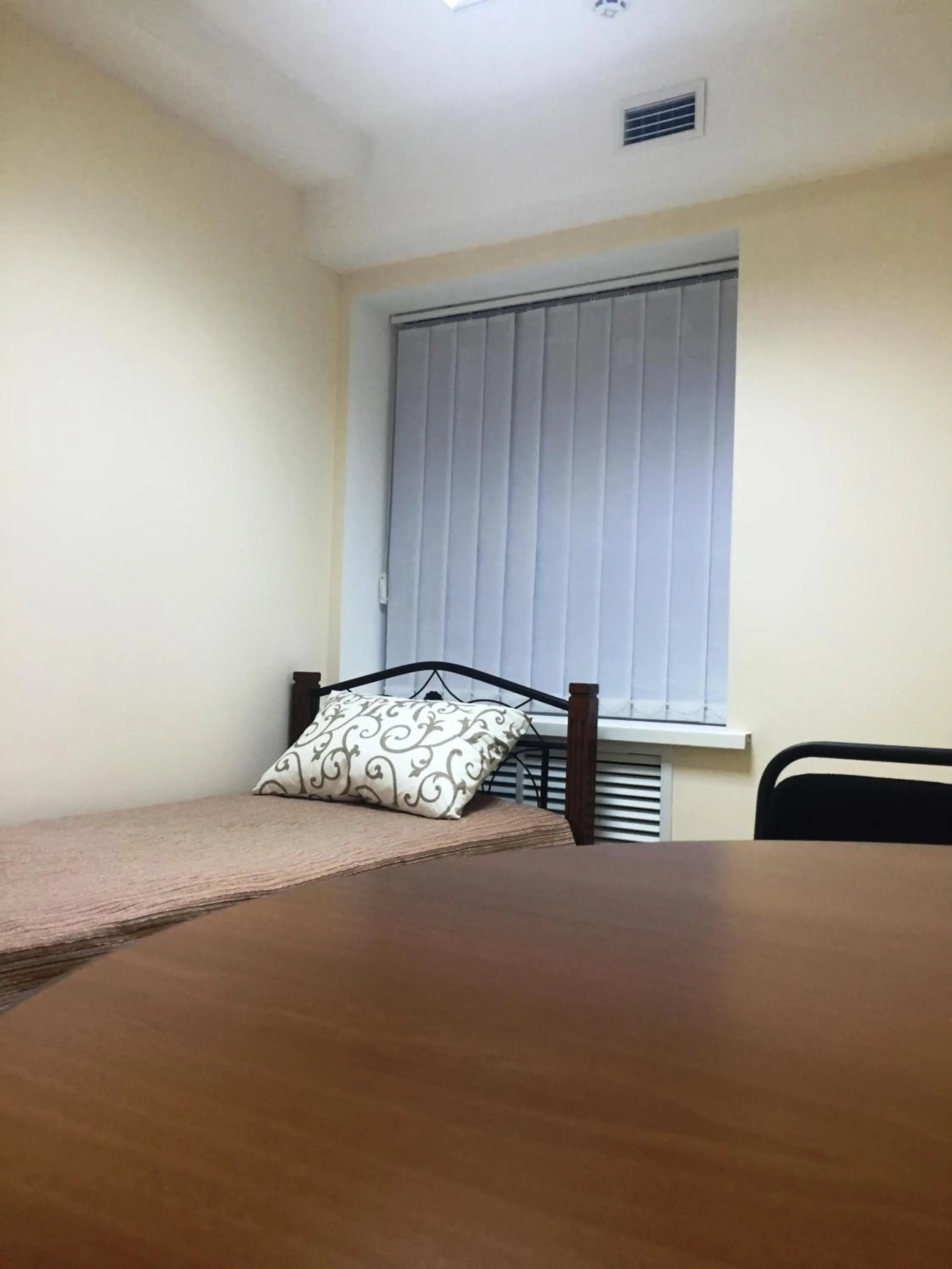 Decorative detail, Bed in Westend hostel Kyiv
