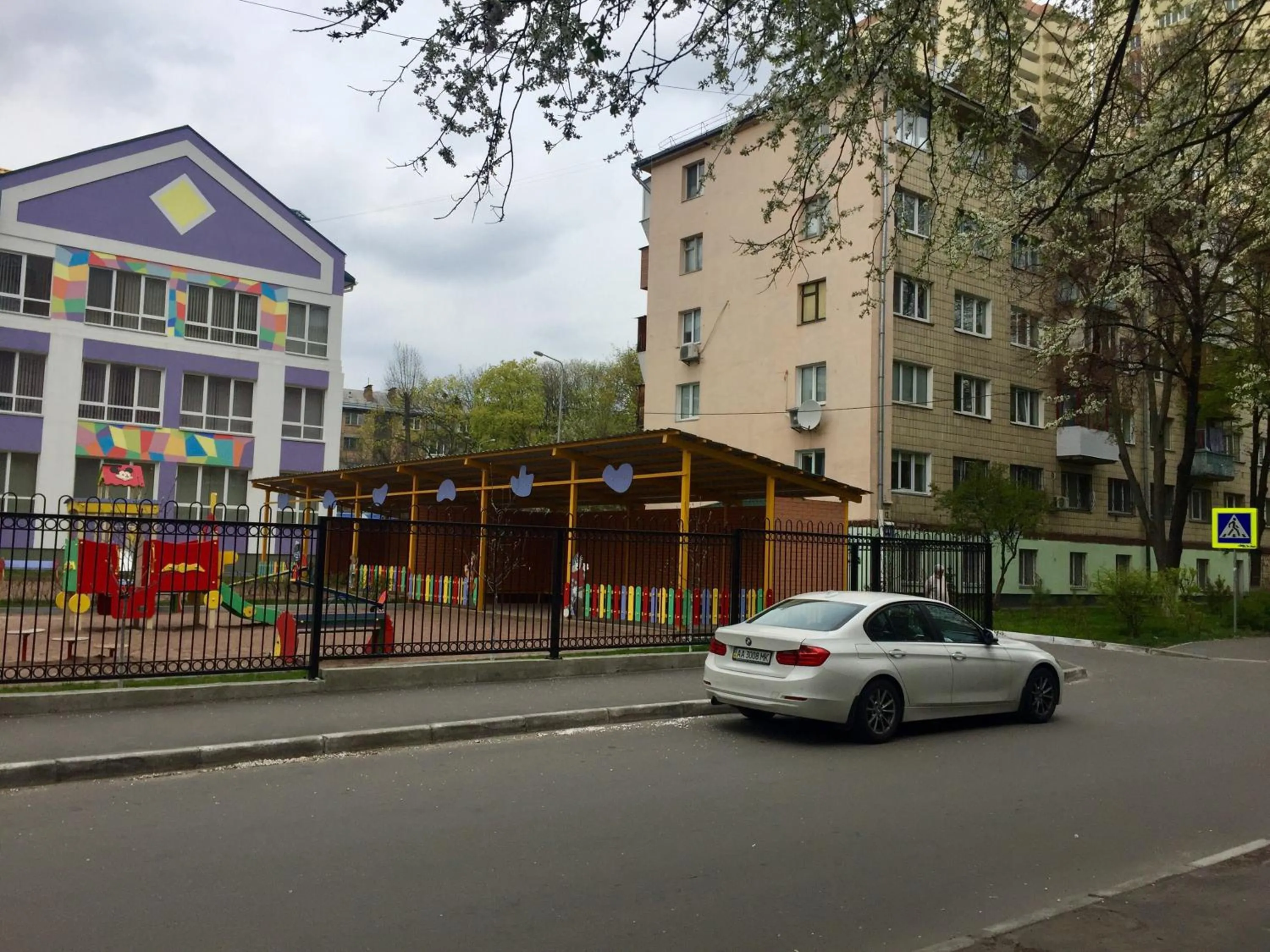 Property building in Westend hostel Kyiv