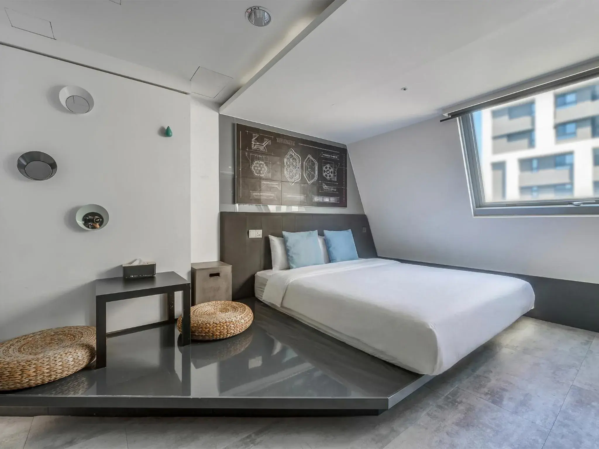 Bed in CHECK inn Taichung Liming Bed in CHECK inn Taichung Liming