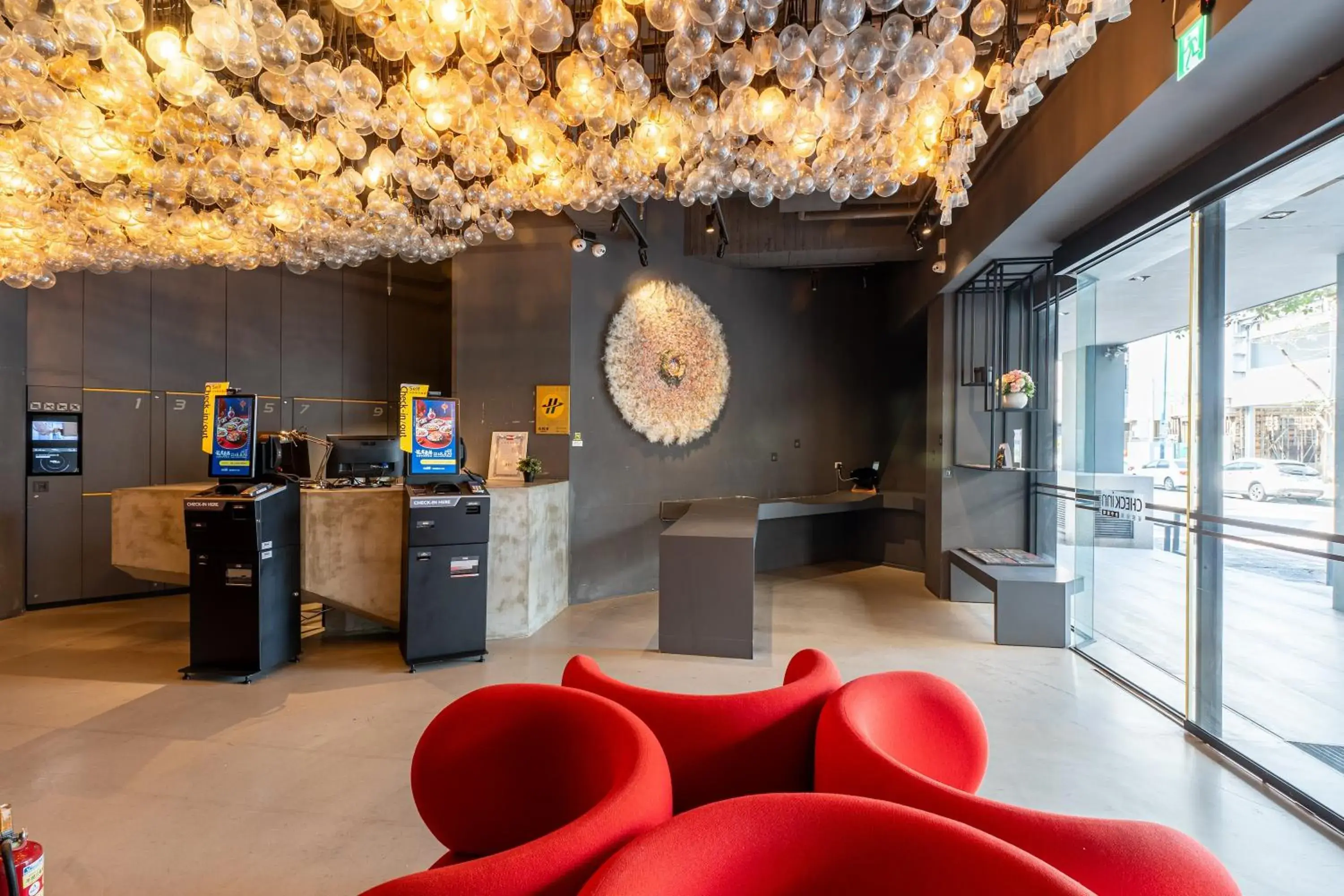 Lobby or reception in CHECK inn Taichung Liming Lobby or reception in CHECK inn Taichung Liming