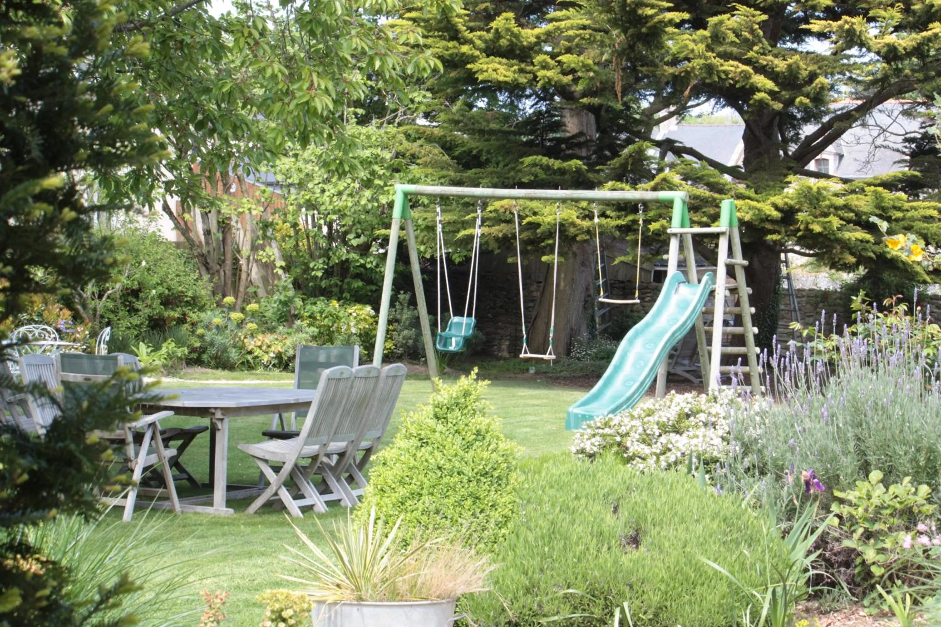 Children play ground in Le Berceul