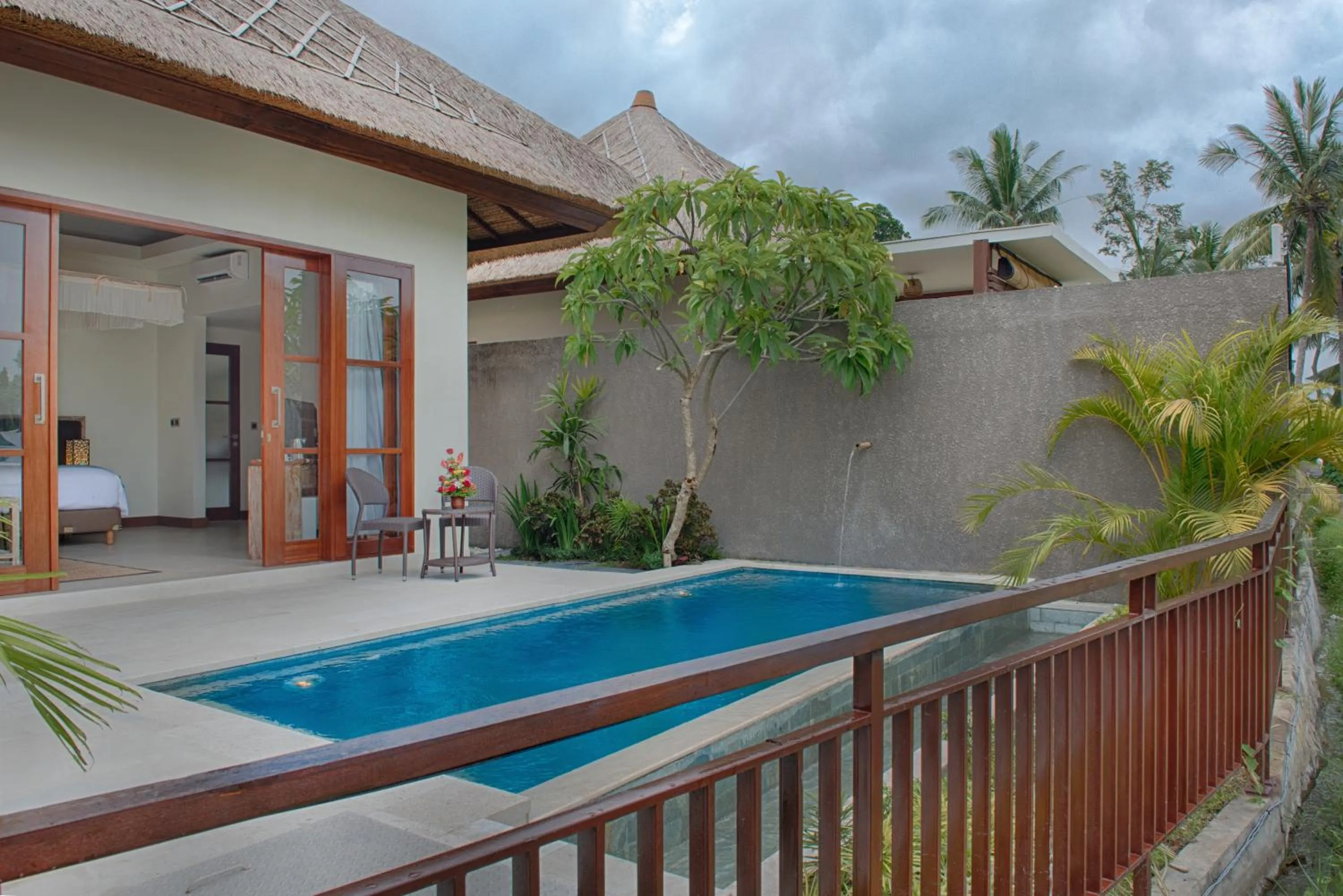 Seating area in Anusara Luxury Villas