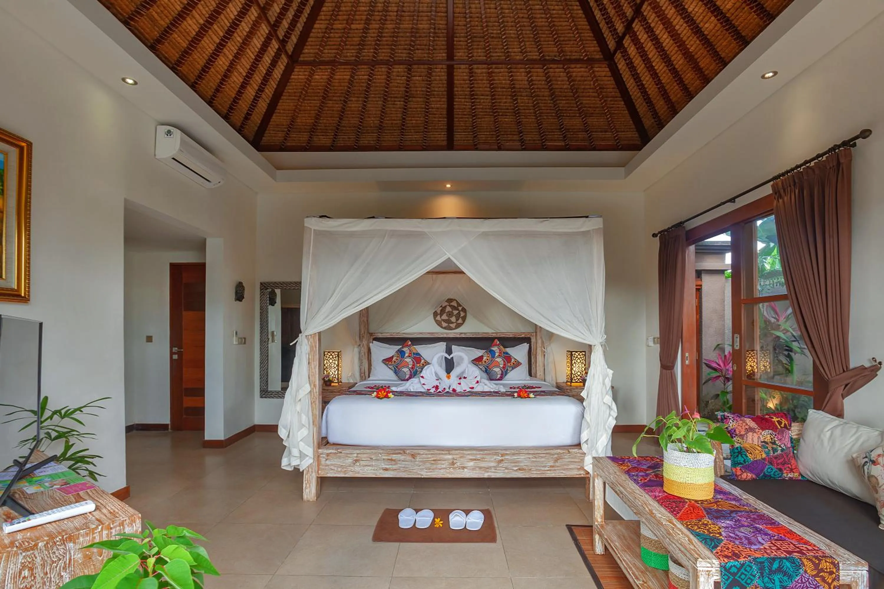 Garden, Bed in Anusara Luxury Villas