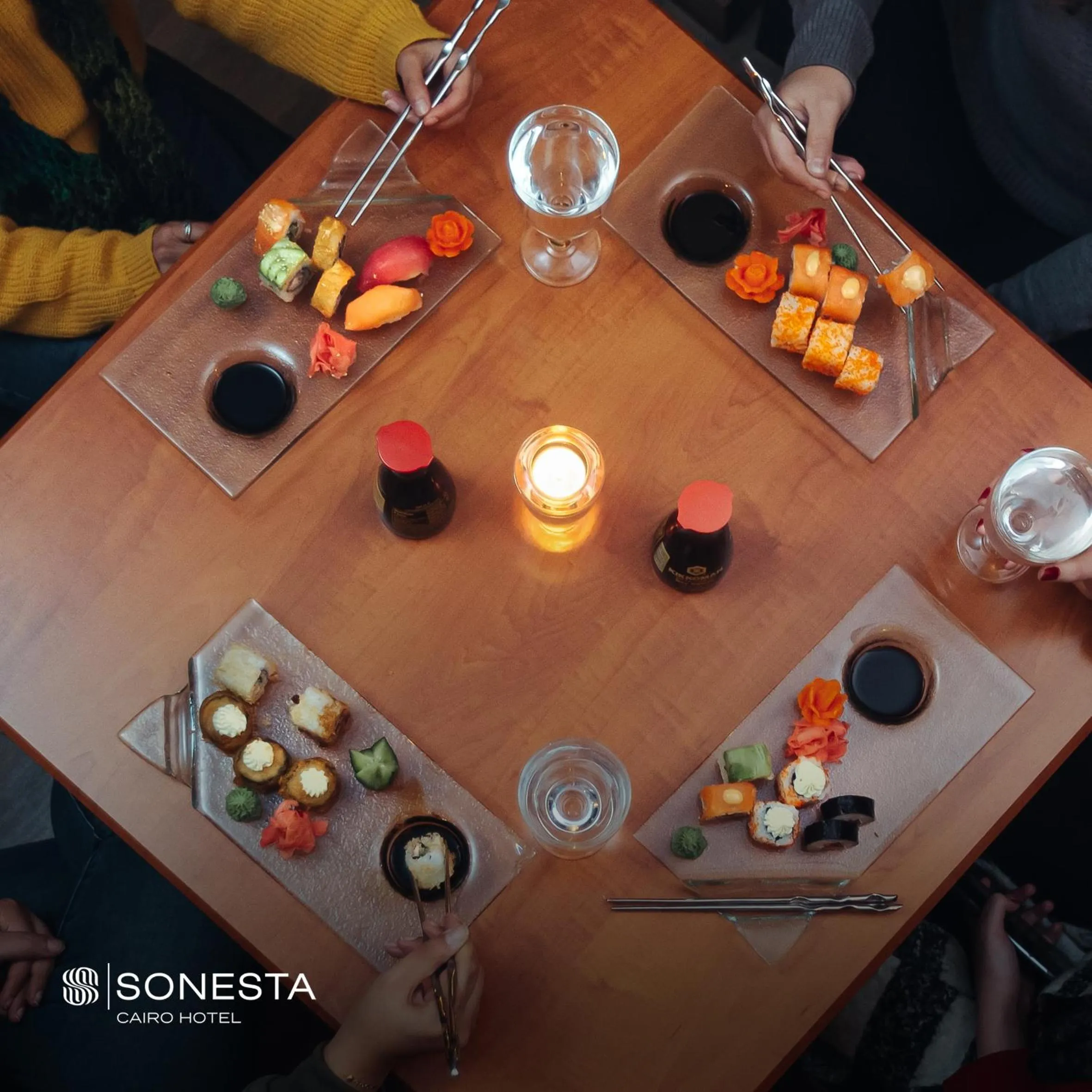 Restaurant/places to eat in Sonesta Hotel Tower & Casino Cairo