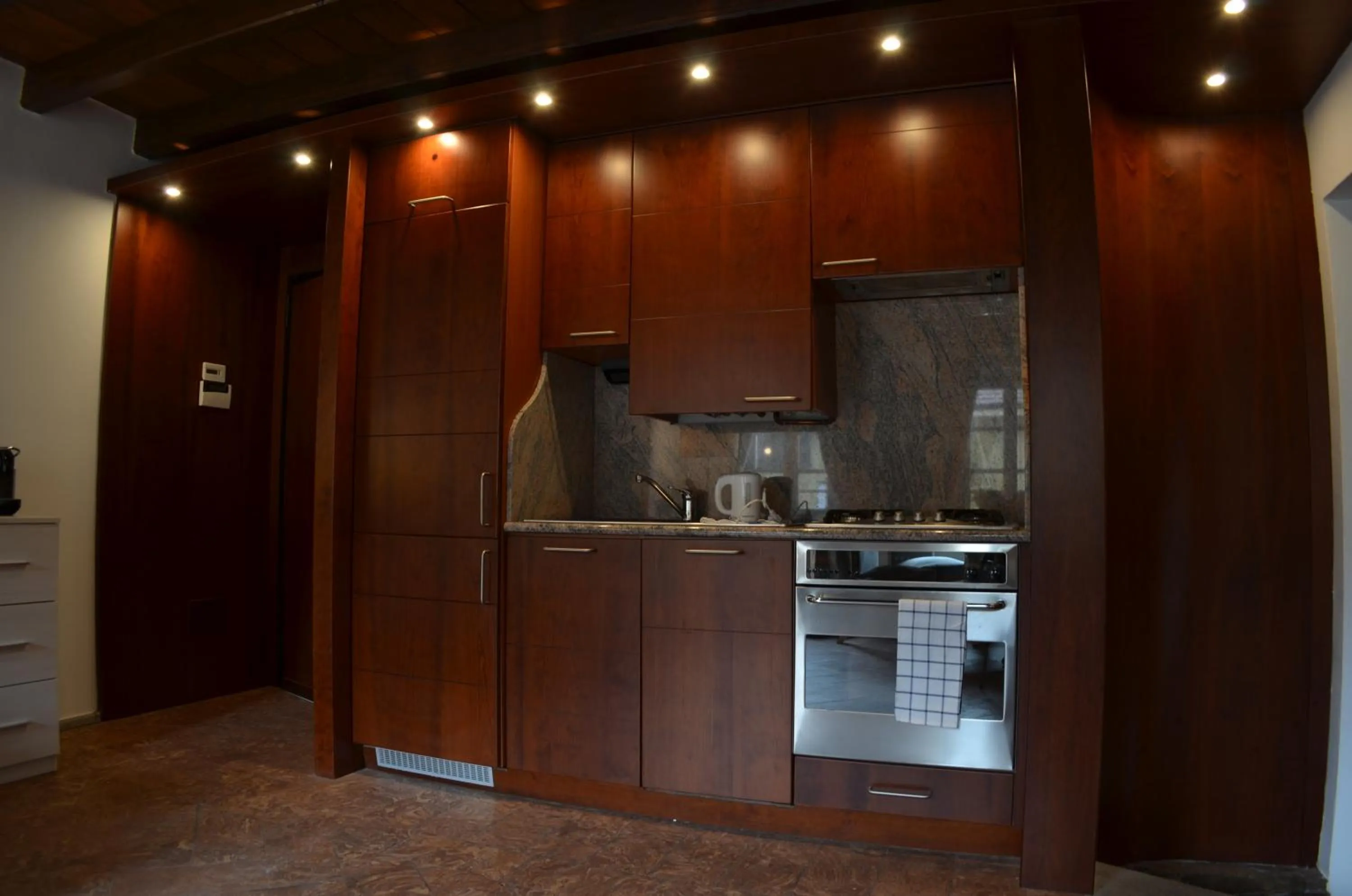 kitchen in Mila Apartments Magenta