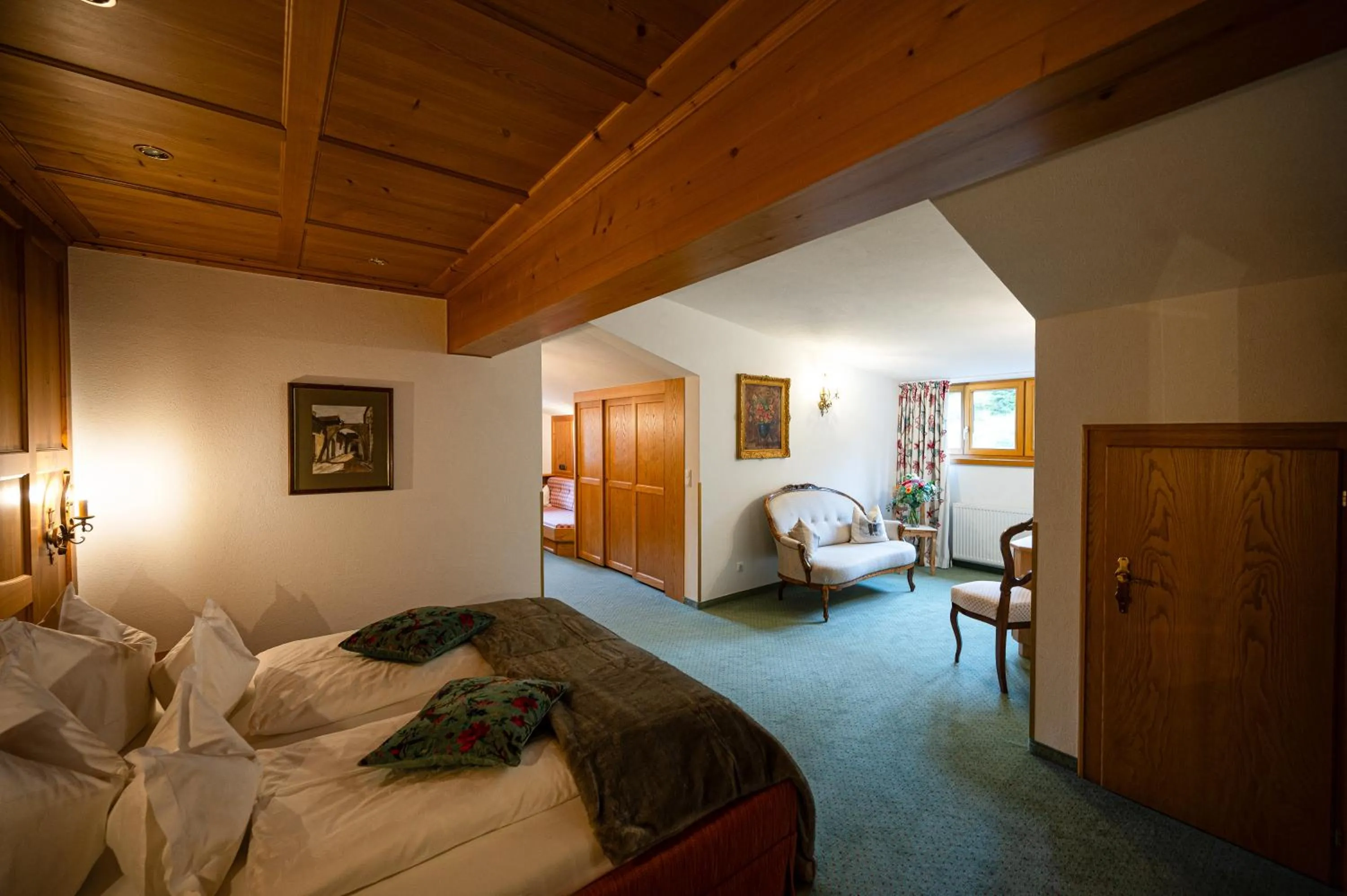 Bed in die AlpenRose