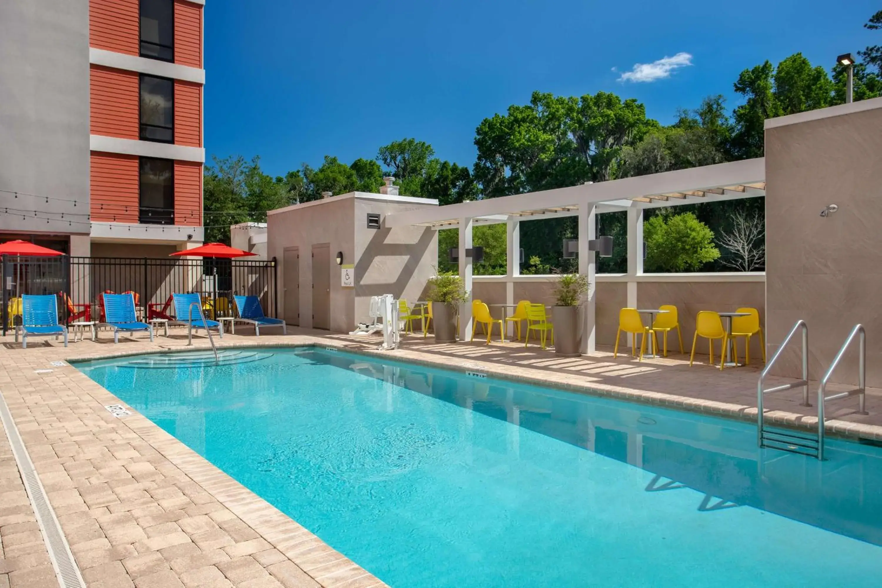 Pool view in Home2 Suites By Hilton Gainesville Pool view in Home2 Suites By Hilton Gainesville