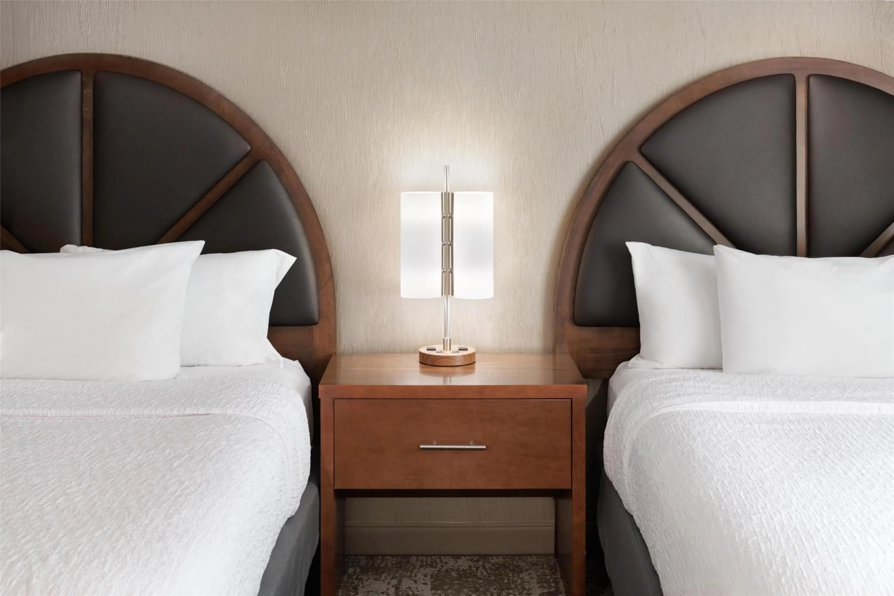 Bed in Homewood Suites by Hilton Grand Rapids Downtown